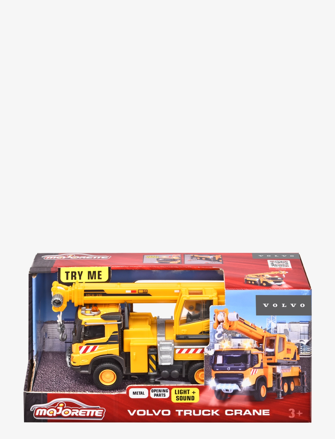 Majorette - Volvo Truck Crane - yellow - 3