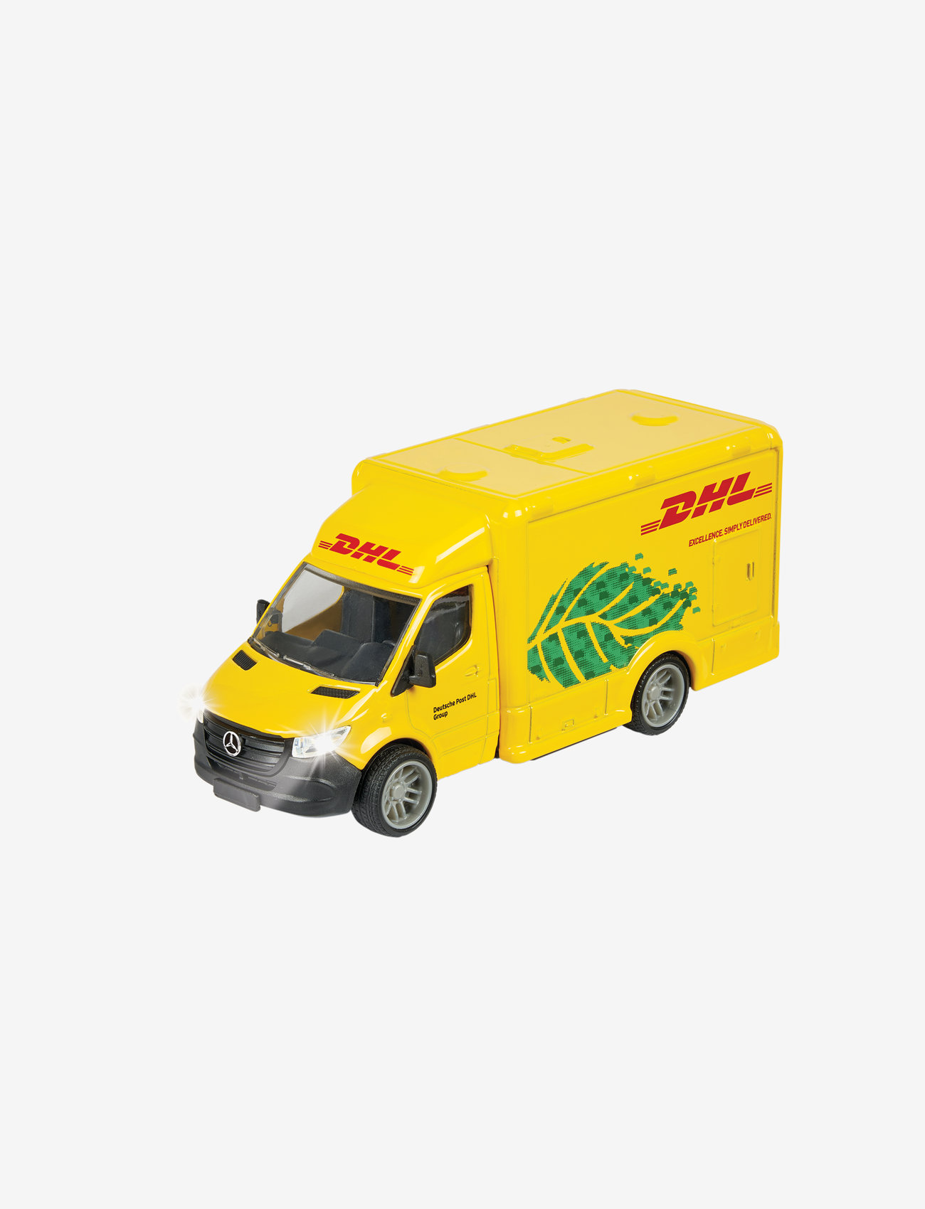 Majorette - Majorette Grand Series Mercedes-Benz Sprinter DHL - lastbiler - yellow - 0