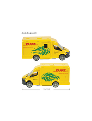 Majorette - Majorette Grand Series - Mercedes-Benz Sprinter DHL - lastebiler - yellow - 6