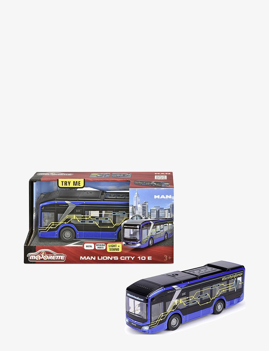 Majorette - Majorette Grand Series - MAN Lion's City 10E Buss - bussid - blue - 2