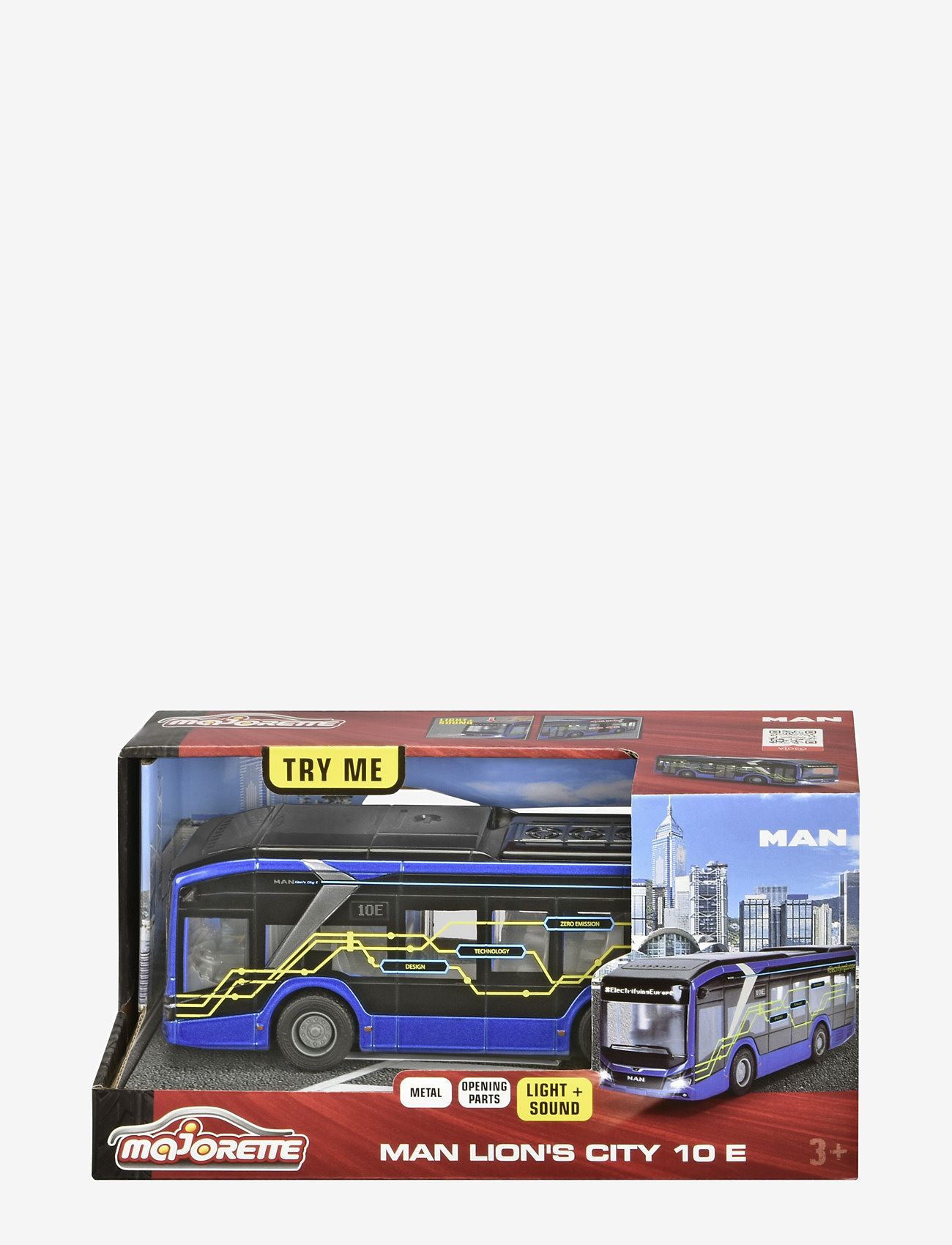 Majorette - Majorette Grand Series - MAN Lion's City 10E Buss - busser - blue - 3