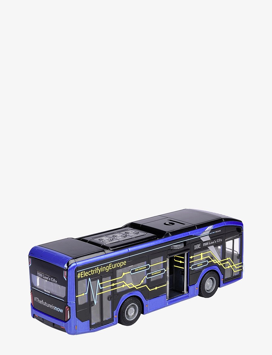 Majorette - Majorette Grand Series - MAN Lion's City 10E Buss - bussid - blue - 4