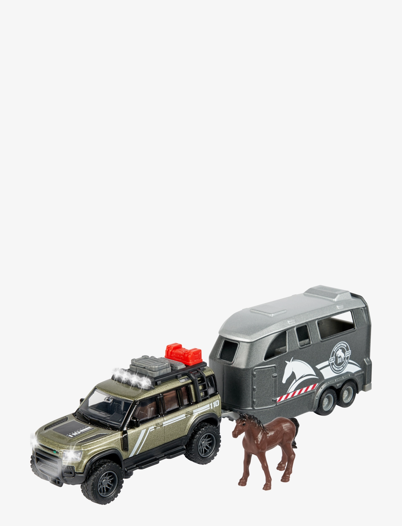 MAJORETTE Majorette Grand Series Land Rover Horse Carrier Patterned - One Size - Kinder
