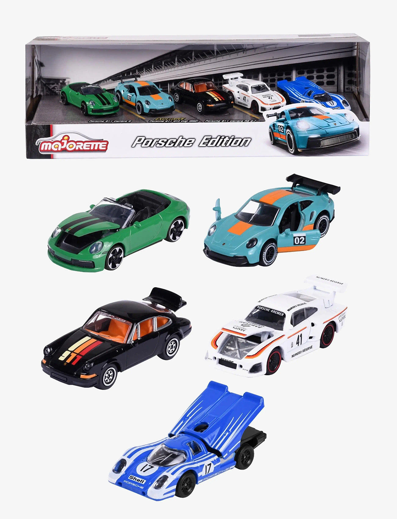 Majorette - Majorette Porsche 5 Pieces Giftpack - toy cars - multicolor - 0
