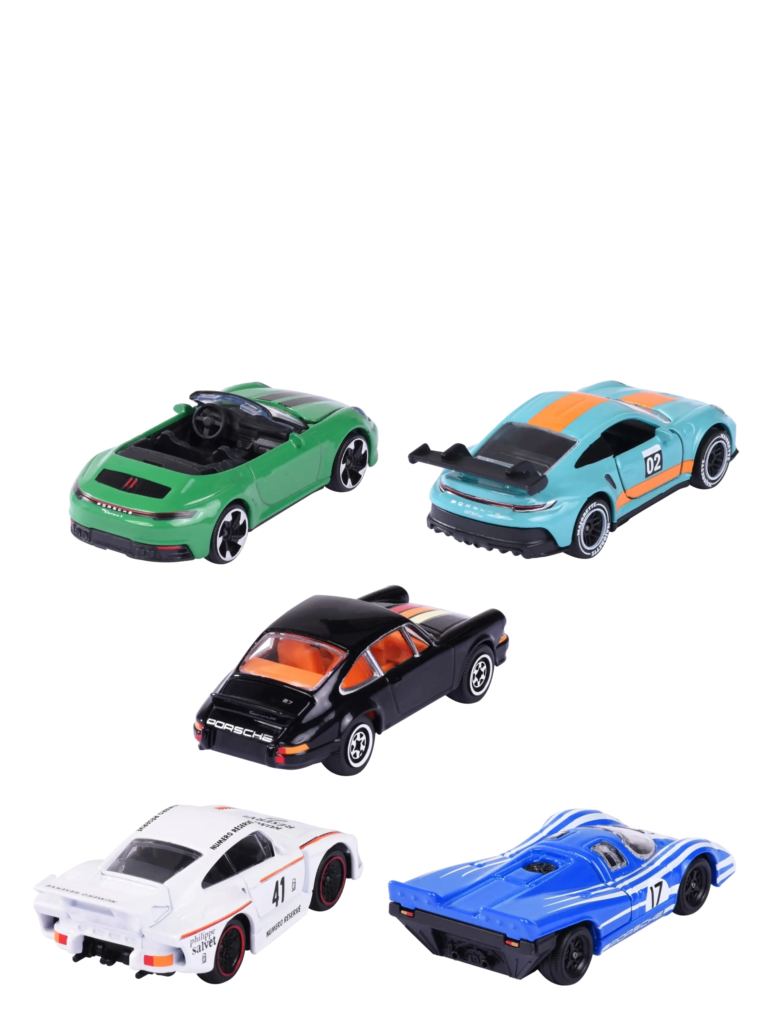 Majorette - Majorette Porsche 5 Pieces Giftpack - laveste priser - multicolor - 2
