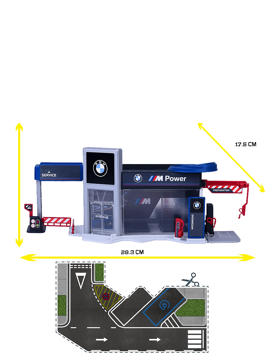 Majorette - Majorette BMW Showroom Set + 1 Vehicle - kingitused alla 50€ - multi coloured - 4