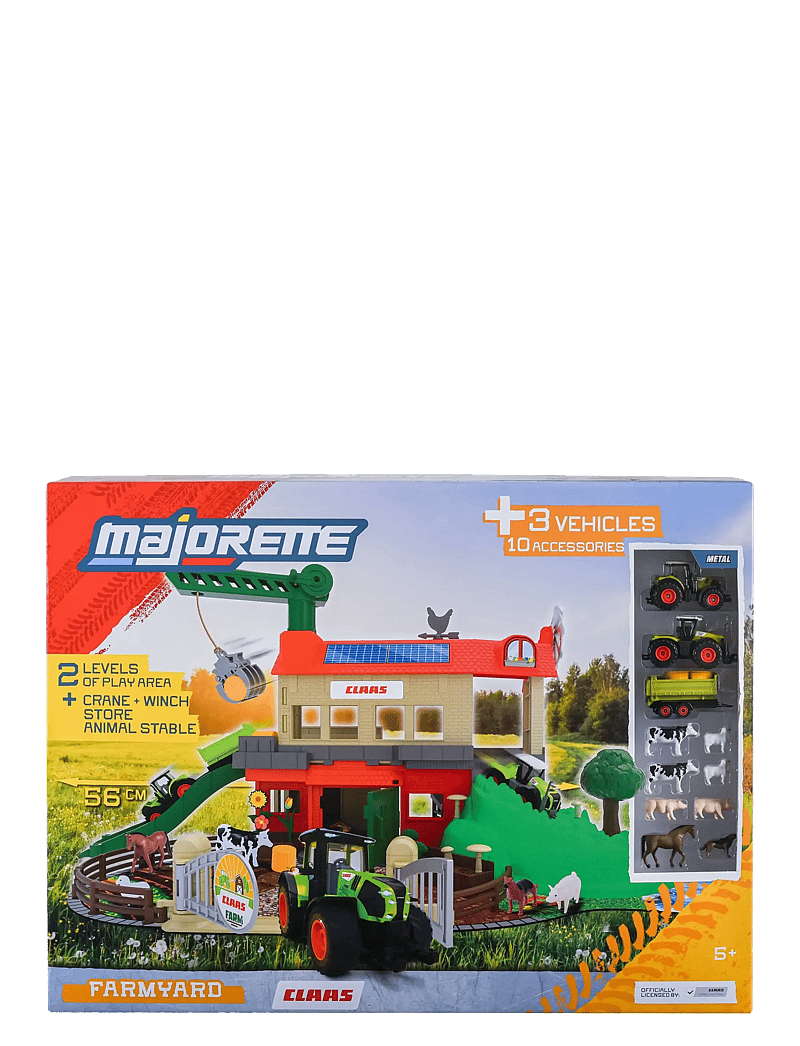 Majorette - Majorette Farmyard + 3 Vehicles - spiel-sets - multicolor - 1