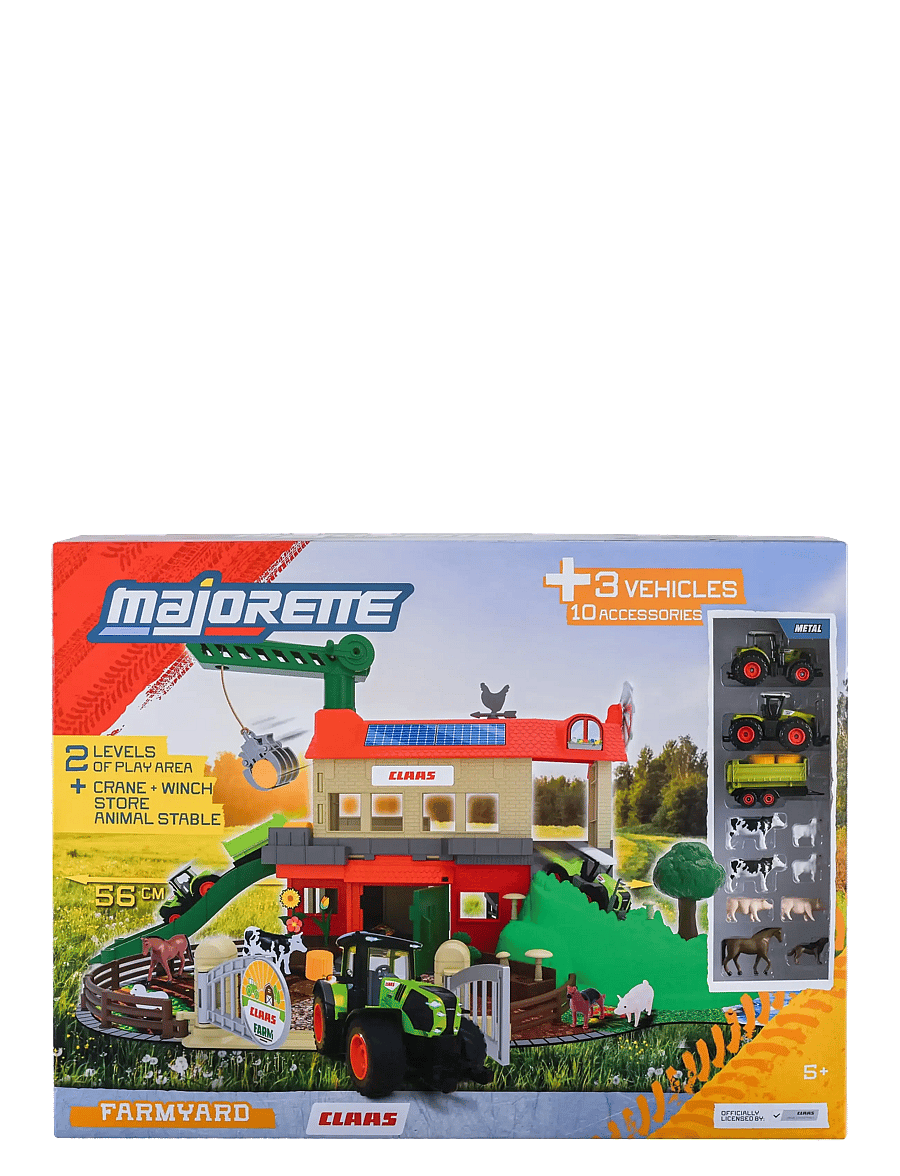 Majorette - Majorette Farmyard + 3 Vehicles - spiel-sets - multicolor - 1