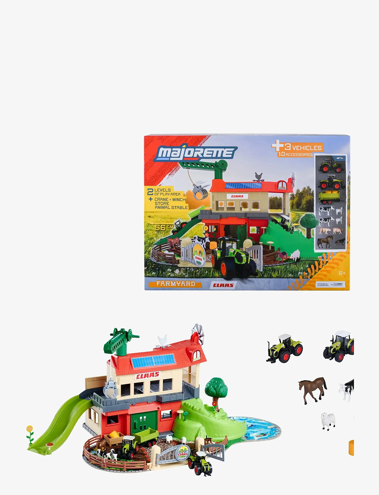 Majorette - Majorette Farmyard + 3 Vehicles - spiel-sets - multicolor - 2