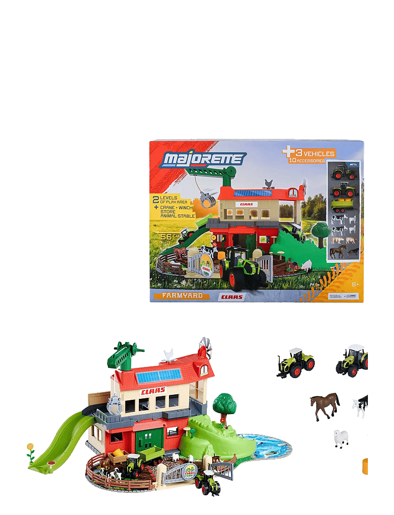 Majorette - Majorette Farmyard + 3 Vehicles - spiel-sets - multicolor - 2