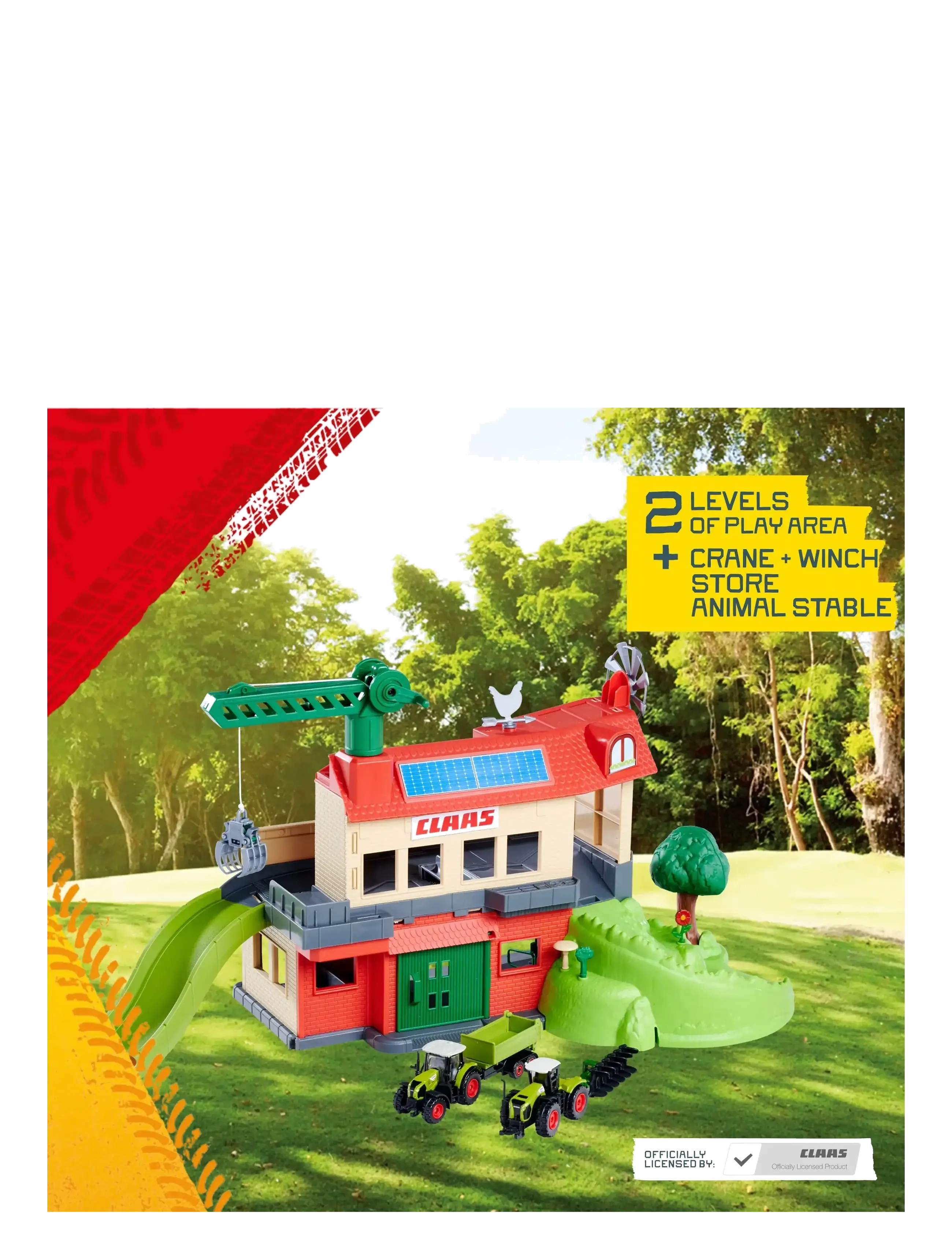 Majorette - Majorette Farmyard + 3 Vehicles - lekset - multicolor - 4