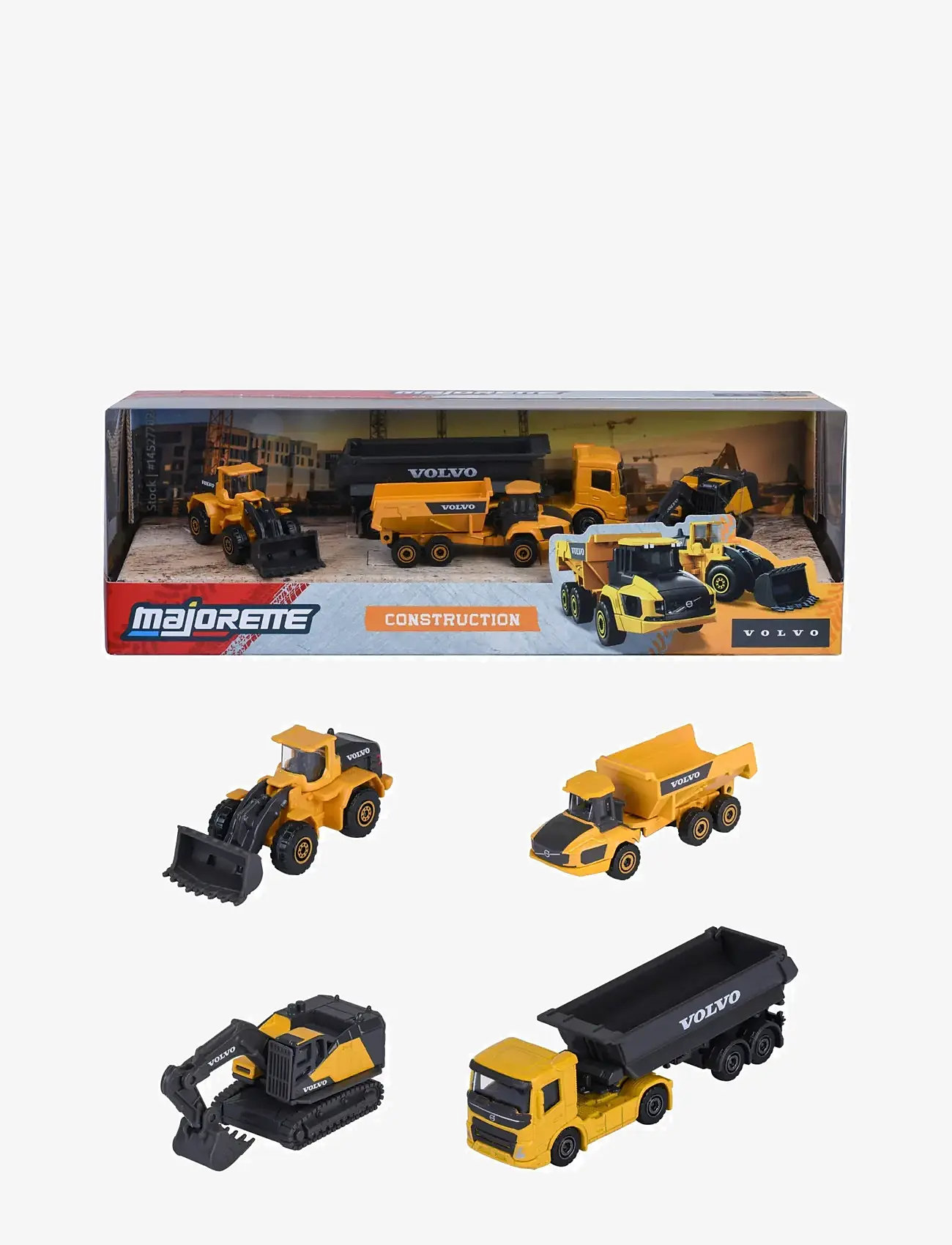 Majorette - Majorette Volvo Construction 4 Pieces Giftpack - baufahrzeuge - multicolor - 0