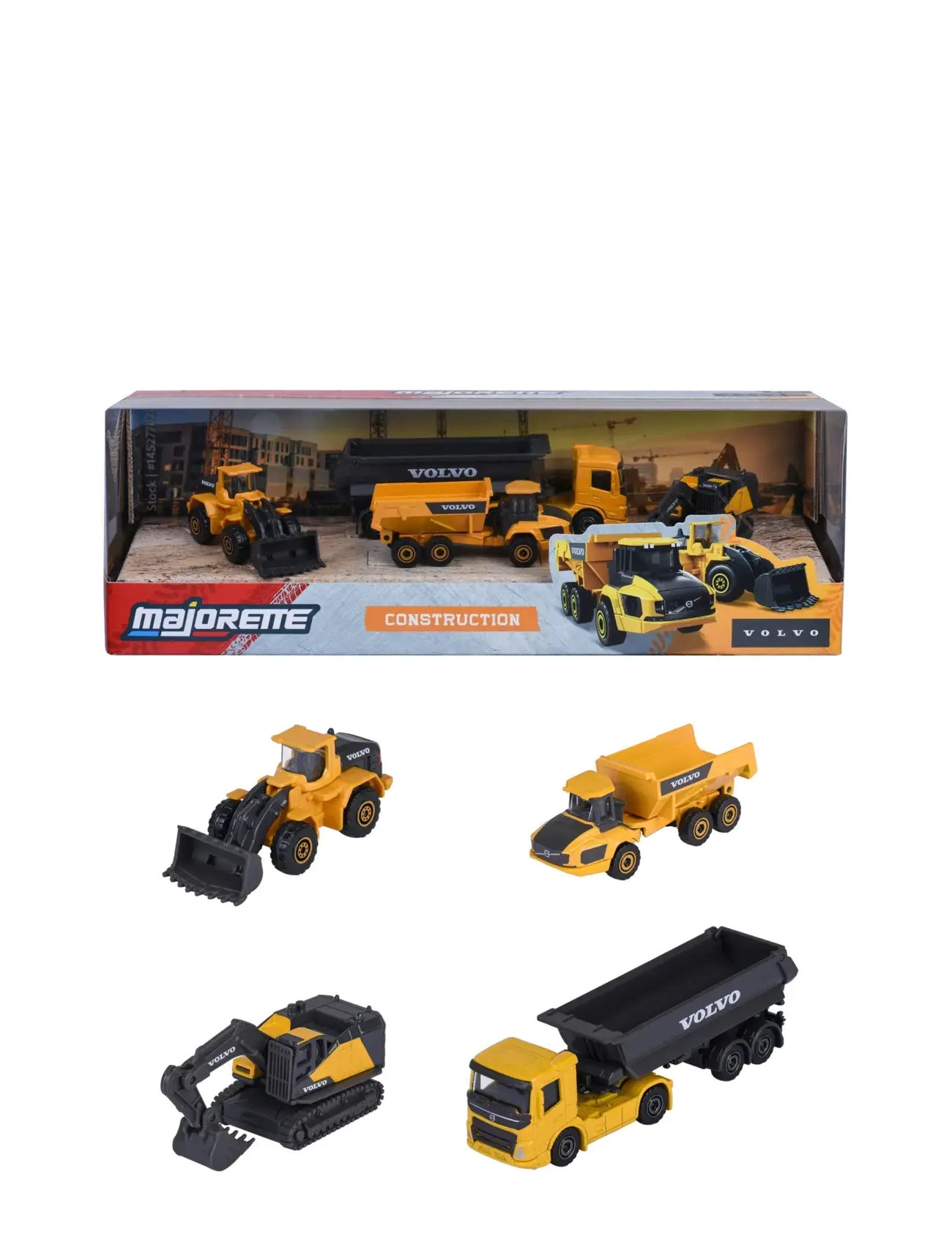 Majorette Majorette Volvo Construction 4 Pieces Giftpack - Kjøretøy - MULTICOLOR / multi