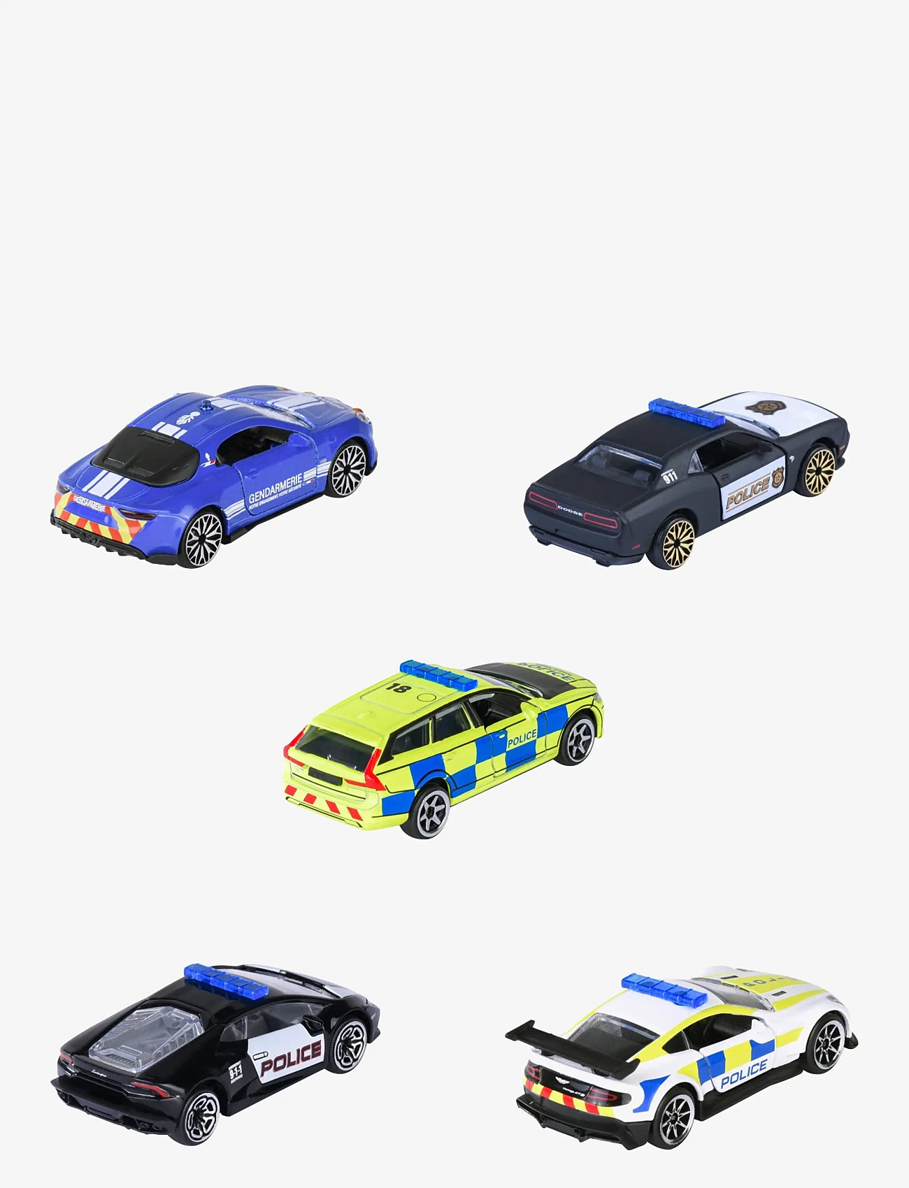 Majorette - Majorette Rescue World 5-Pack Gift Box - police cars - multi coloured - 4