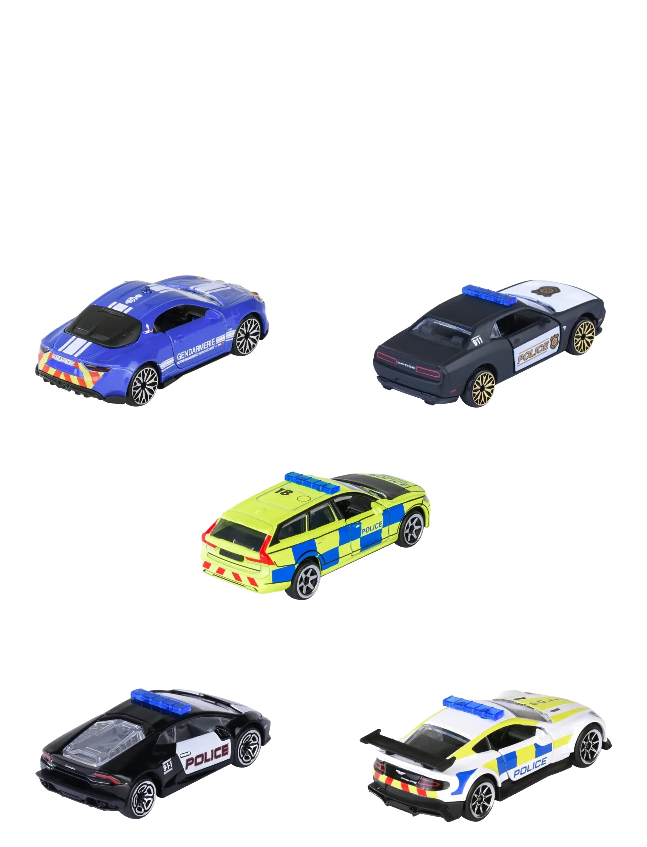 Majorette - Majorette Rescue World 5-Pack Gift Box - policijas automašīnas - multi coloured - 4