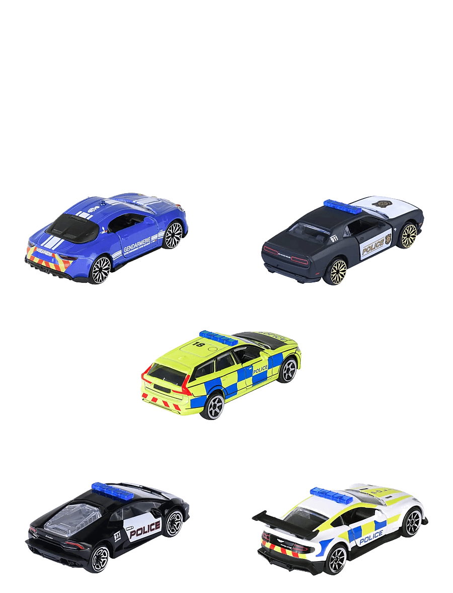 Majorette - Majorette Rescue World 5-Pack Gift Box - policijos mašinėlės - multi coloured - 4