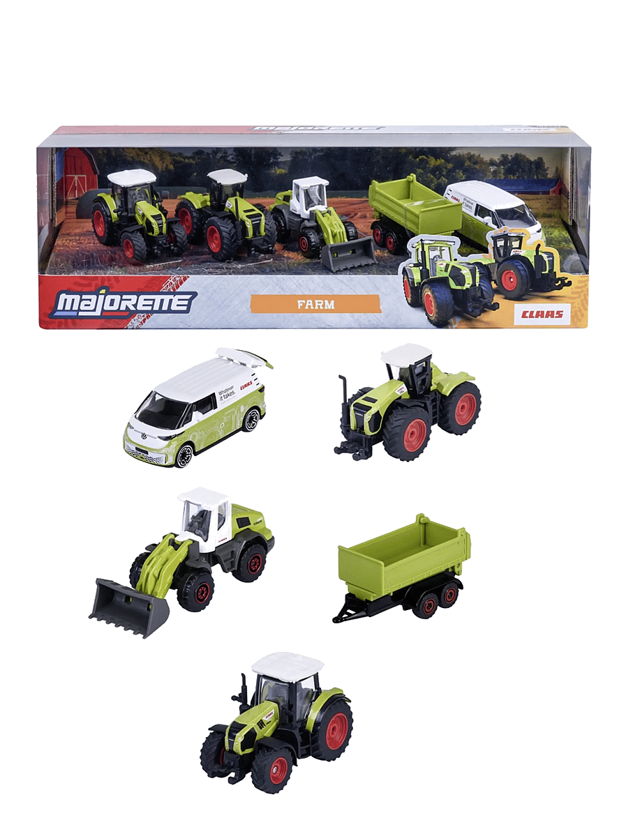 Majorette - Majorette Claas Farm 5 Pieces Giftpack - traktorid - multi coloured - 1