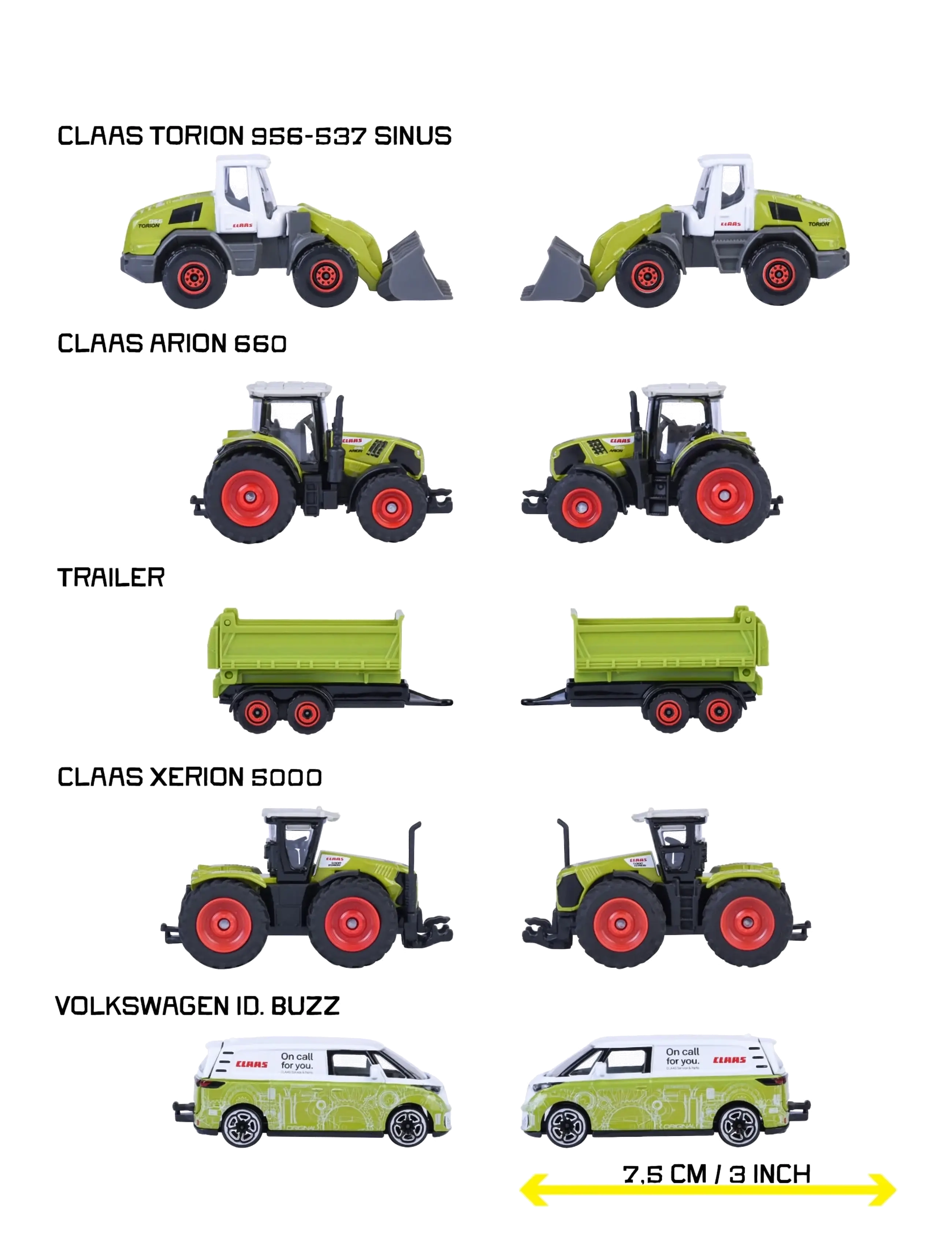 Majorette - Majorette Claas Farm 5 Pieces Giftpack - multi coloured - 2