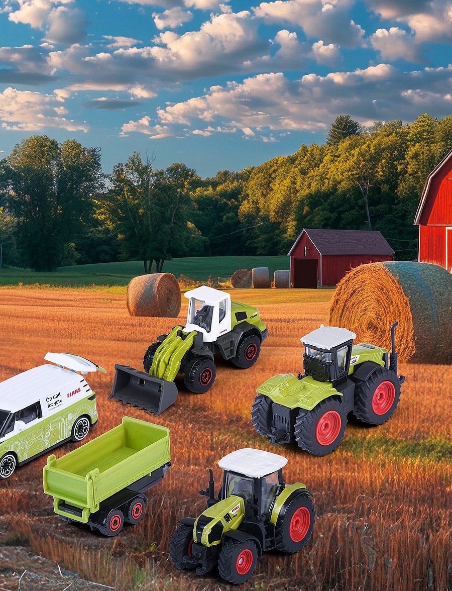 Majorette - Majorette Claas Farm 5 Pieces Giftpack - traktorid - multi coloured - 0