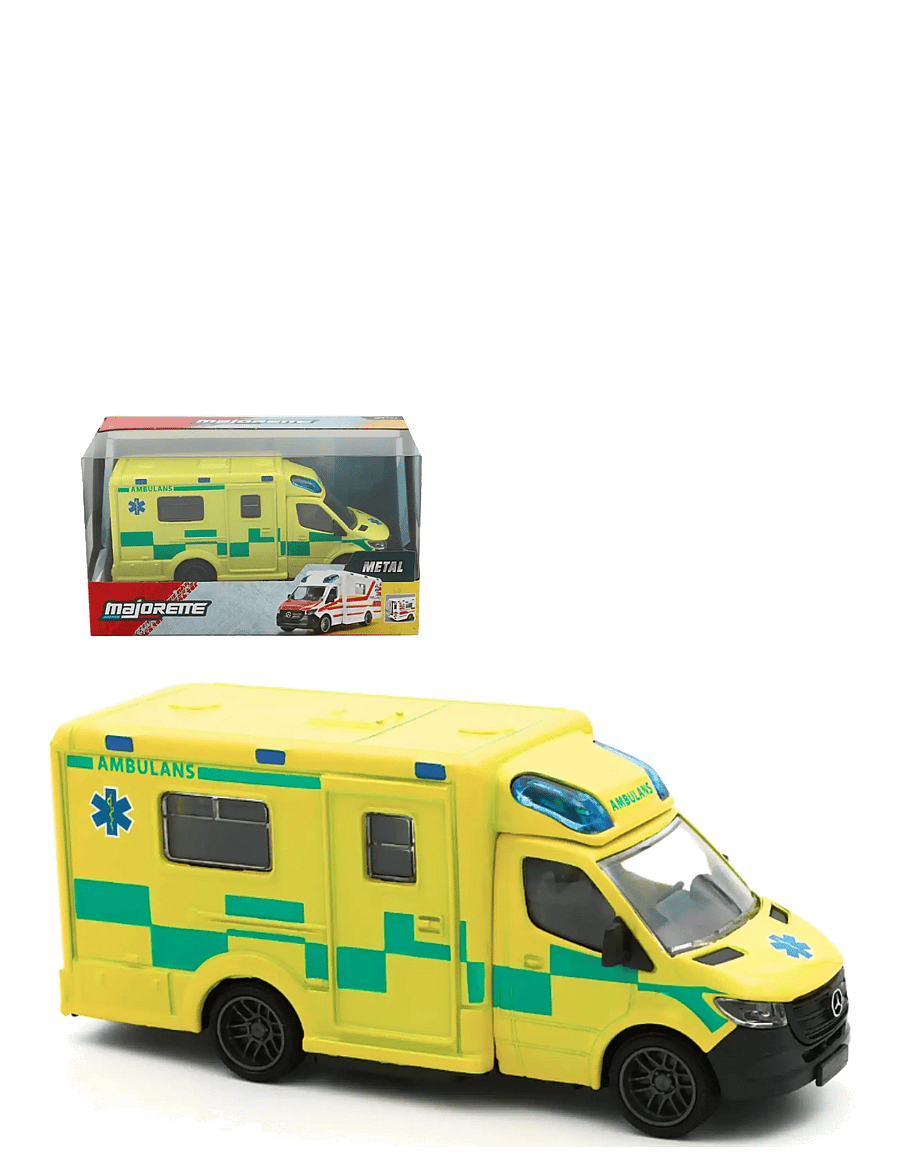 Majorette - Swedish Mercedes-Benz Sprinter Ambulance - die niedrigsten preise - multi coloured - 1