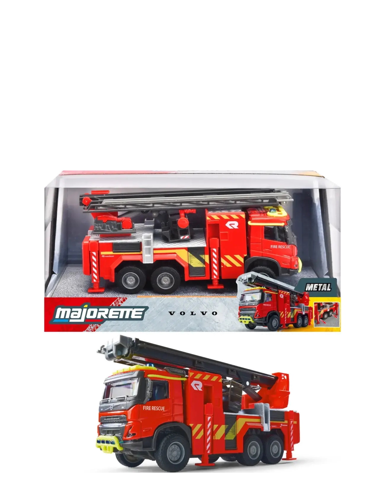 Majorette International Volvo Fmx Truck Fire Engine, Børn, Fire Trucks, Multi/mønstret, Str: ONE SIZE