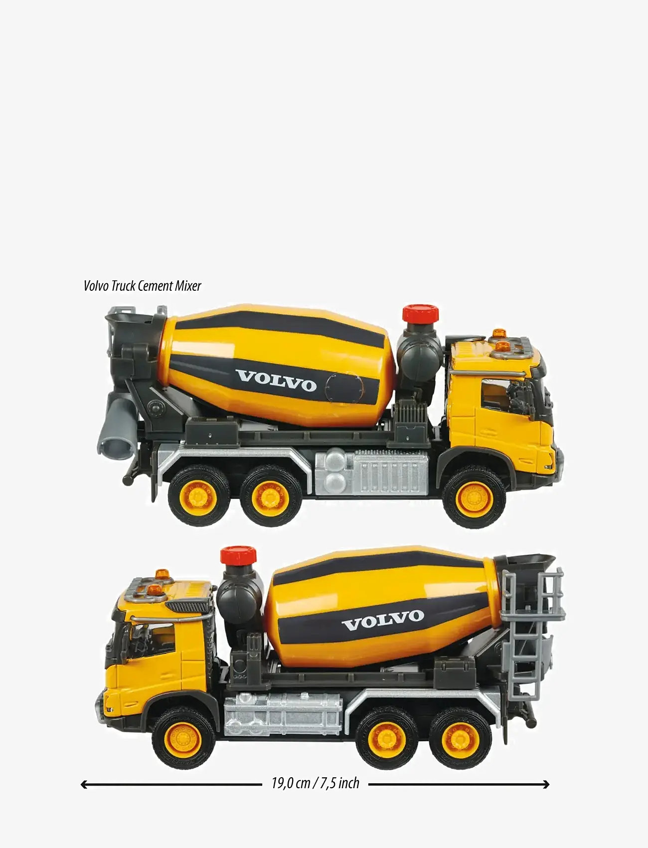 Majorette - Volvo FMX Truck Cement Mixer - byggmaskiner - multi coloured - 3