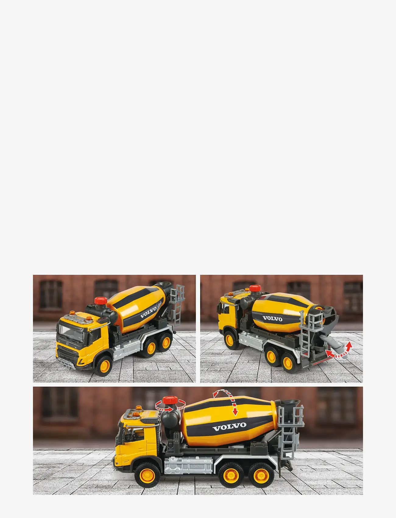 Majorette - Volvo FMX Truck Cement Mixer - byggmaskiner - multi coloured - 5