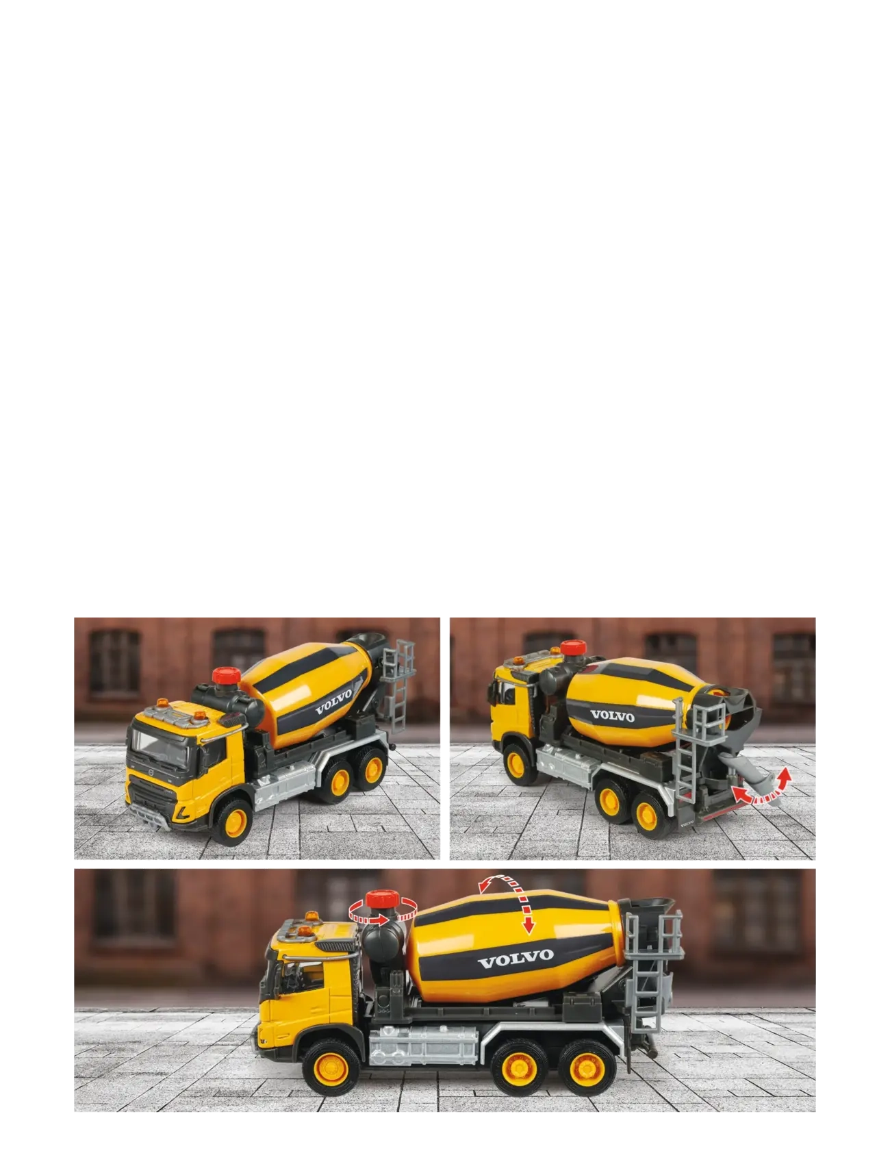 Majorette - Volvo FMX Truck Cement Mixer - ehitusautod - multi coloured - 5