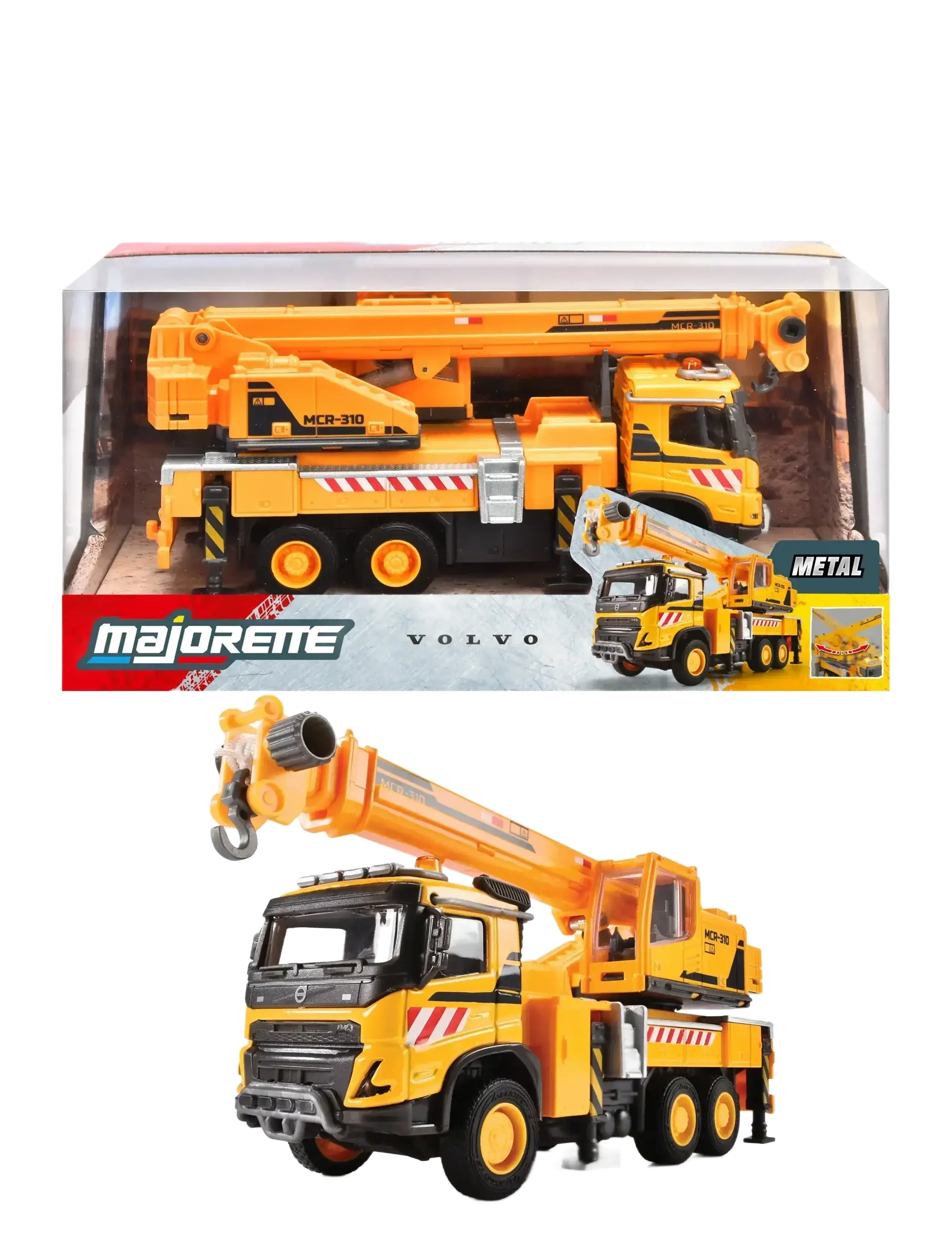 Majorette - Volvo FMX Truck Crane - vinnubílar - multi coloured - 1