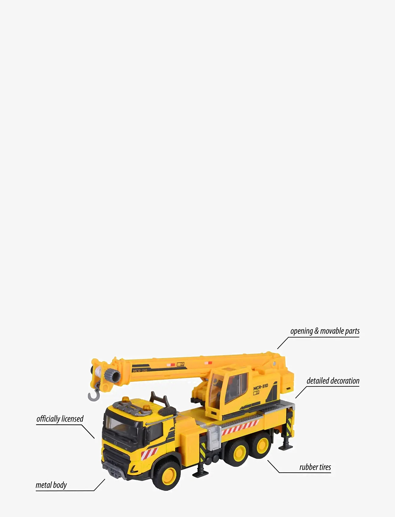 Majorette - Volvo FMX Truck Crane - baufahrzeuge - multi coloured - 4