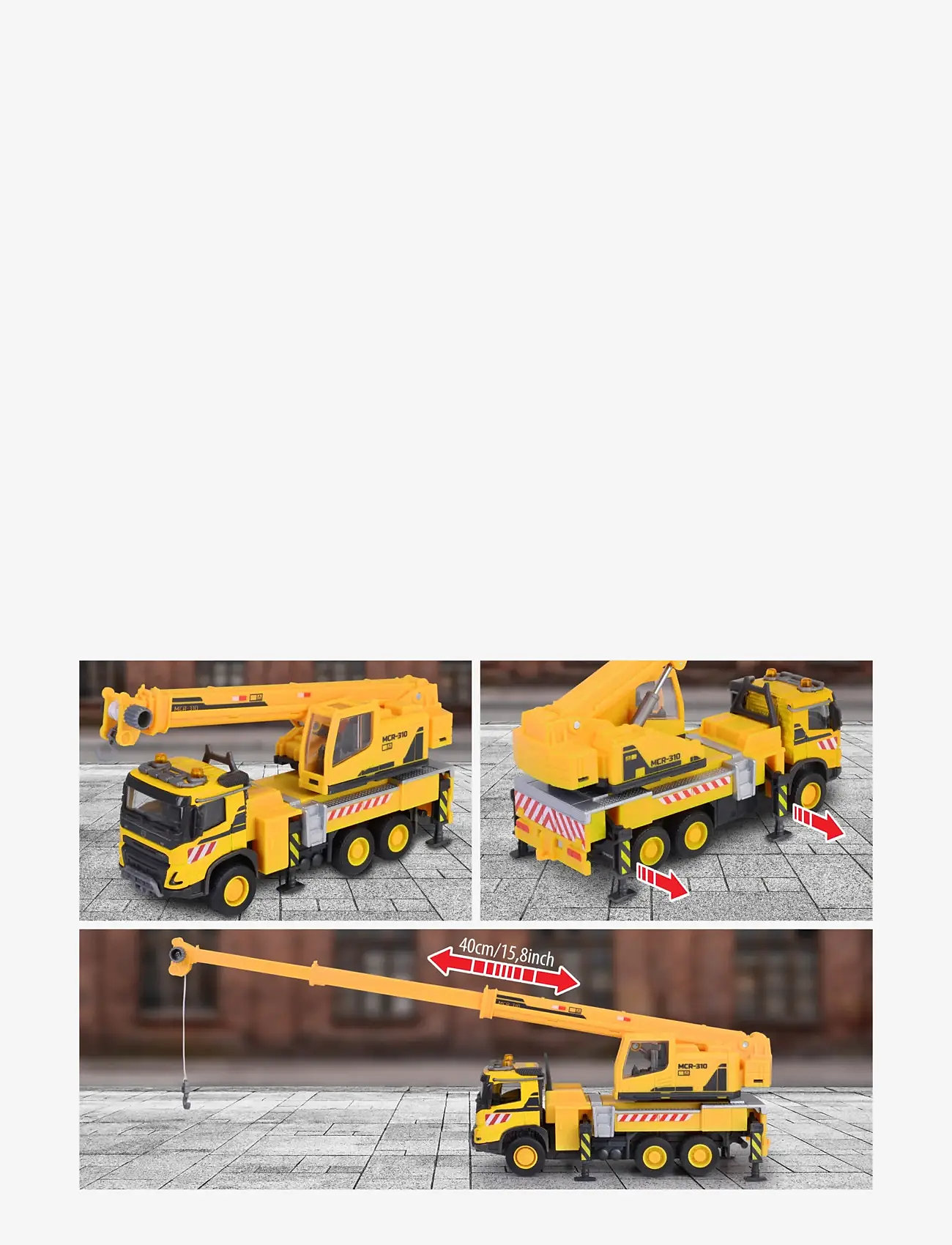 Majorette - Volvo FMX Truck Crane - baufahrzeuge - multi coloured - 5