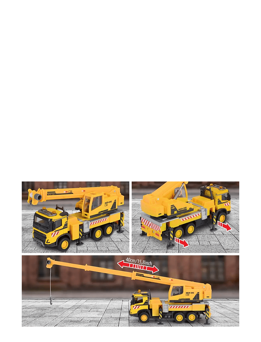 Majorette - Volvo FMX Truck Crane - baufahrzeuge - multi coloured - 5
