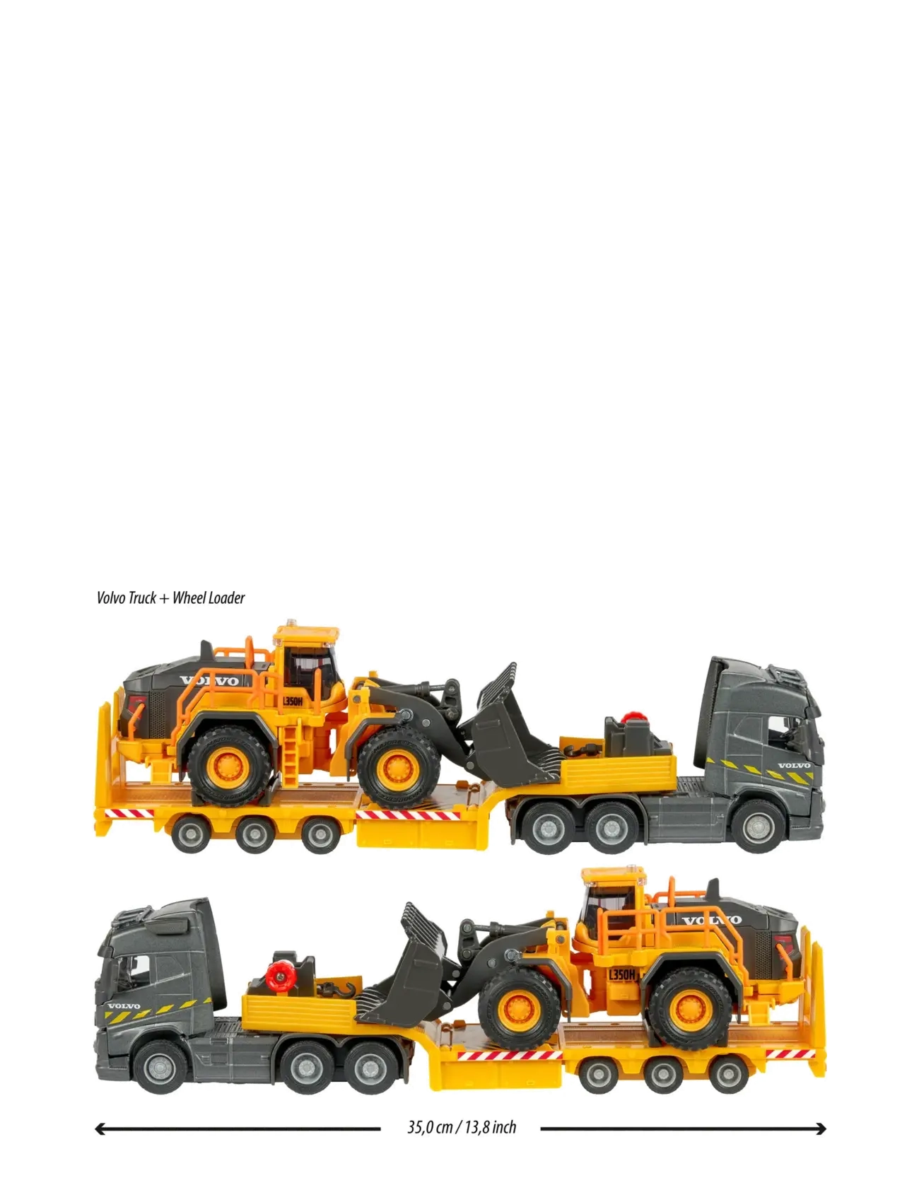Majorette - Volvo FH16 Truck + Wheel Loader - baufahrzeuge - multi coloured - 3