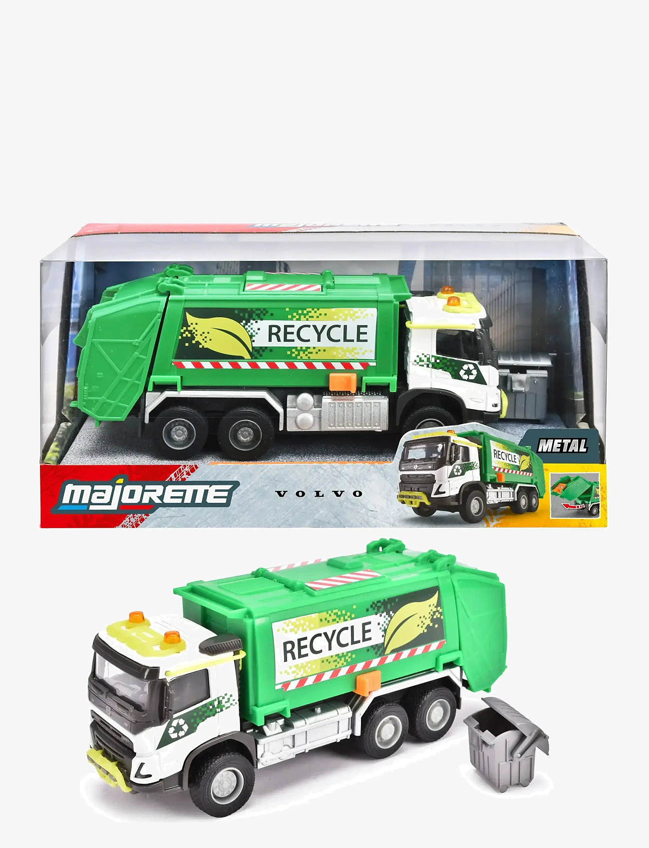 Majorette - Volvo FMX Truck Garbage Collector - mänguautod - multi coloured - 1