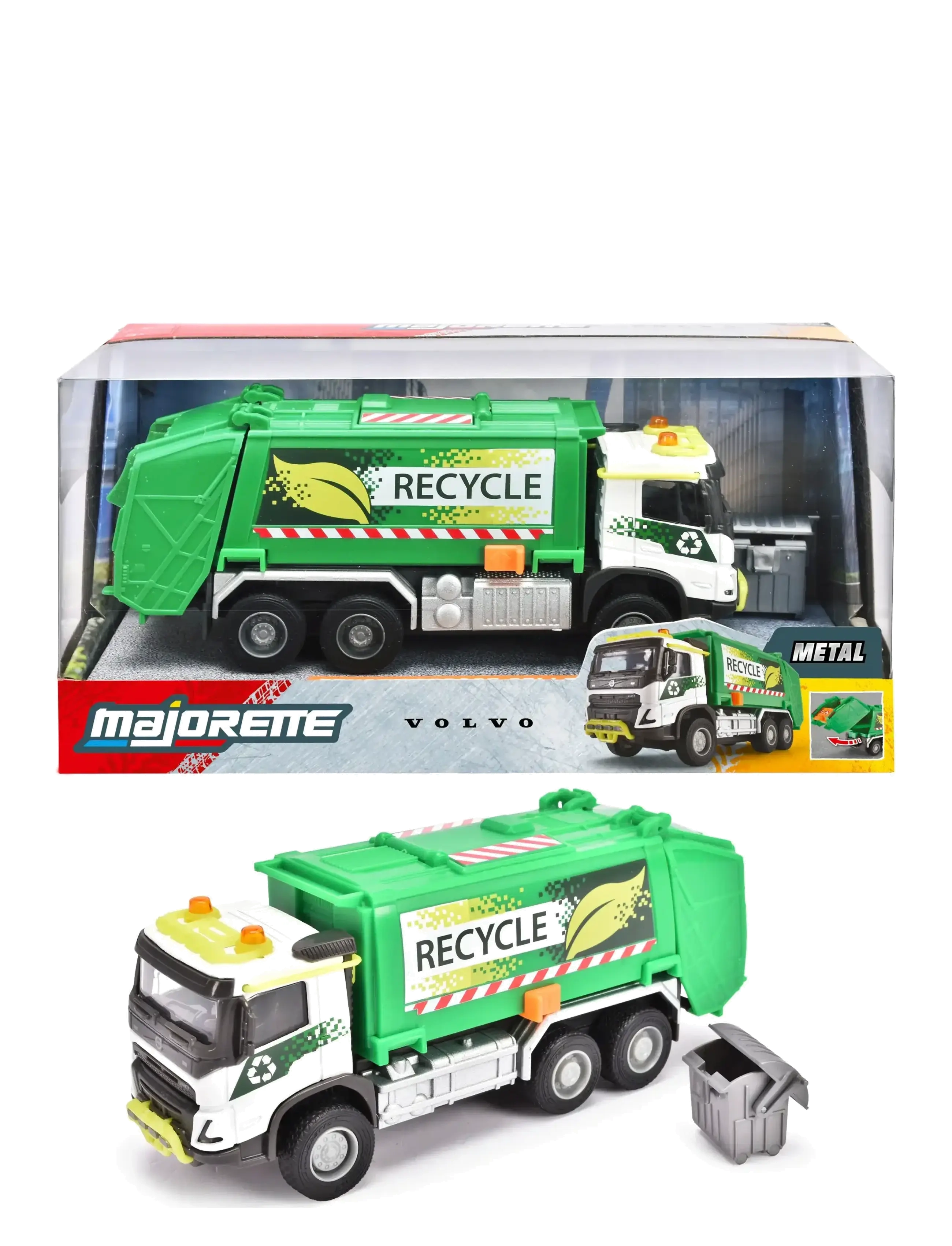 Majorette - Volvo FMX Truck Garbage Collector - legetøjsbiler - multi coloured - 1