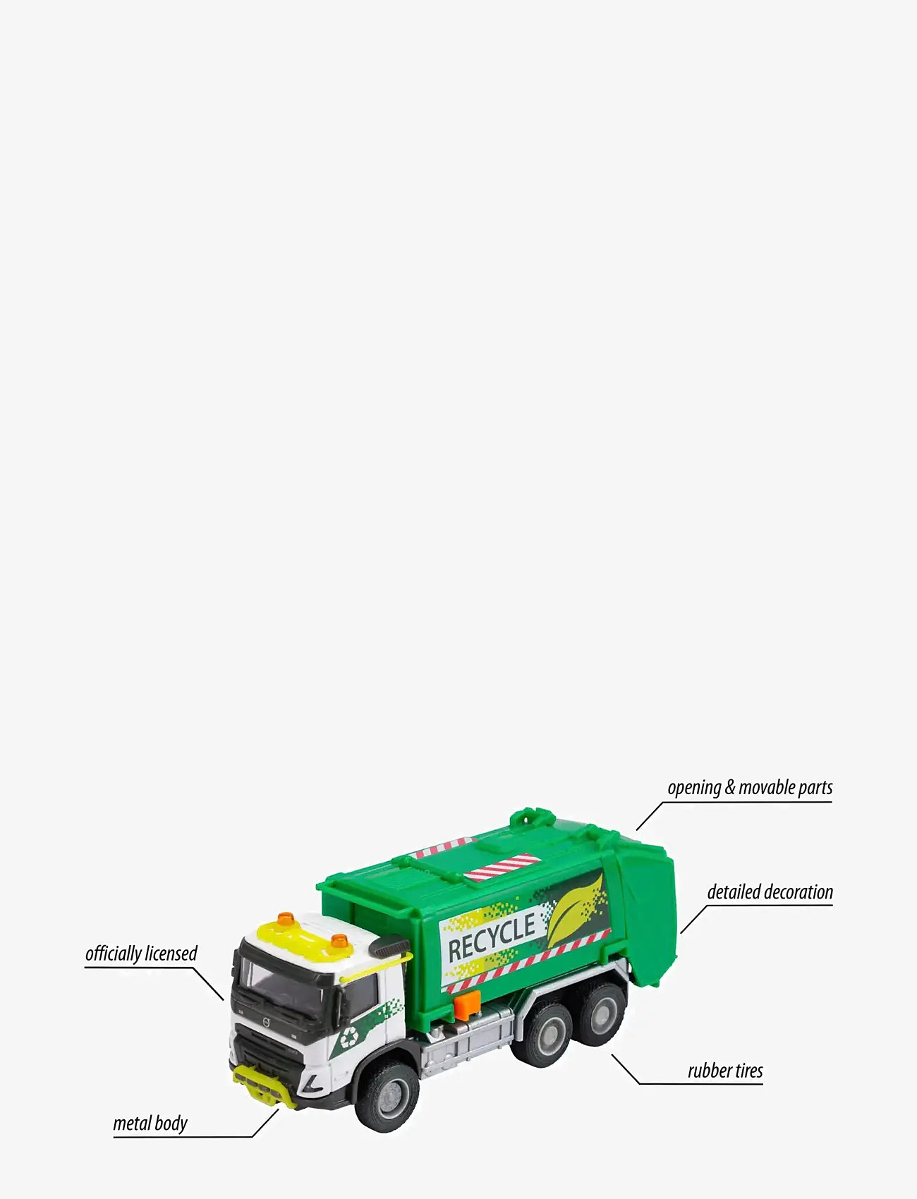 Majorette - Volvo FMX Truck Garbage Collector - mänguautod - multi coloured - 4