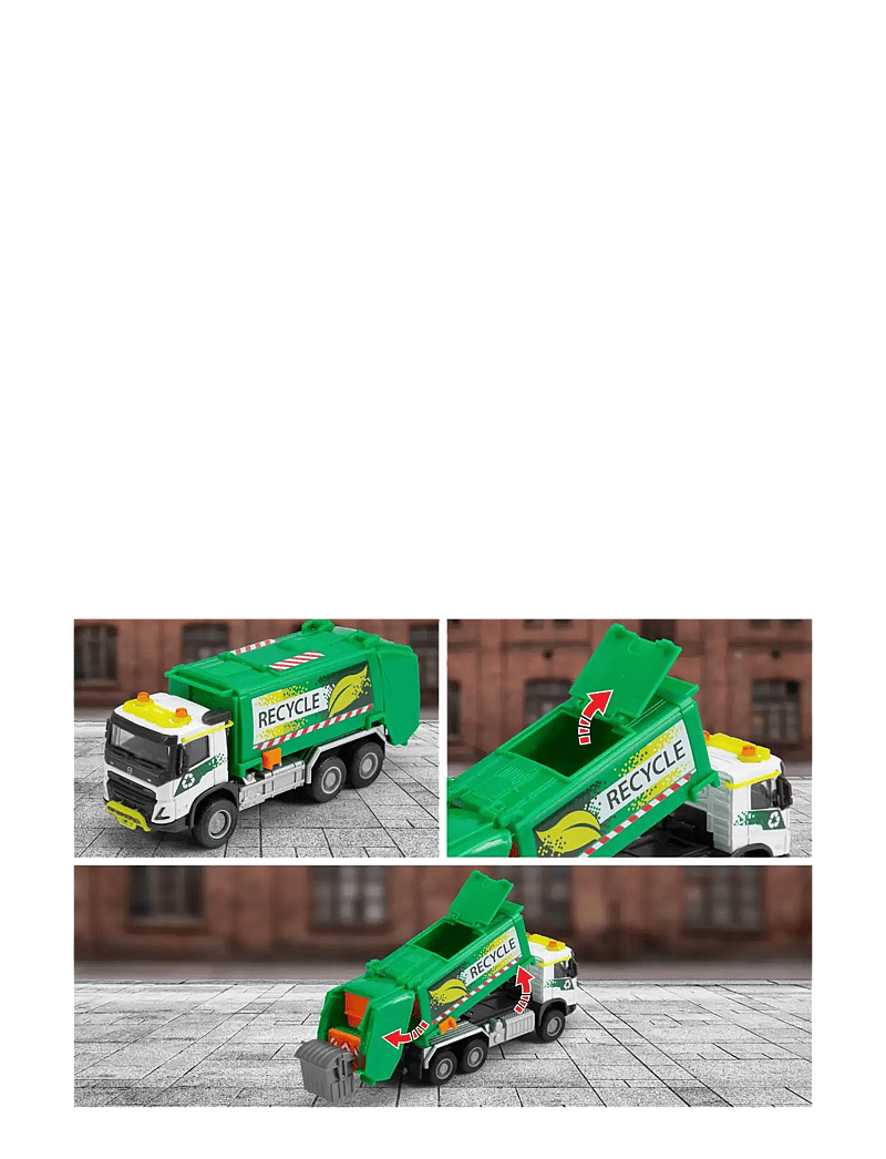 Majorette - Volvo FMX Truck Garbage Collector - mänguautod - multi coloured - 5