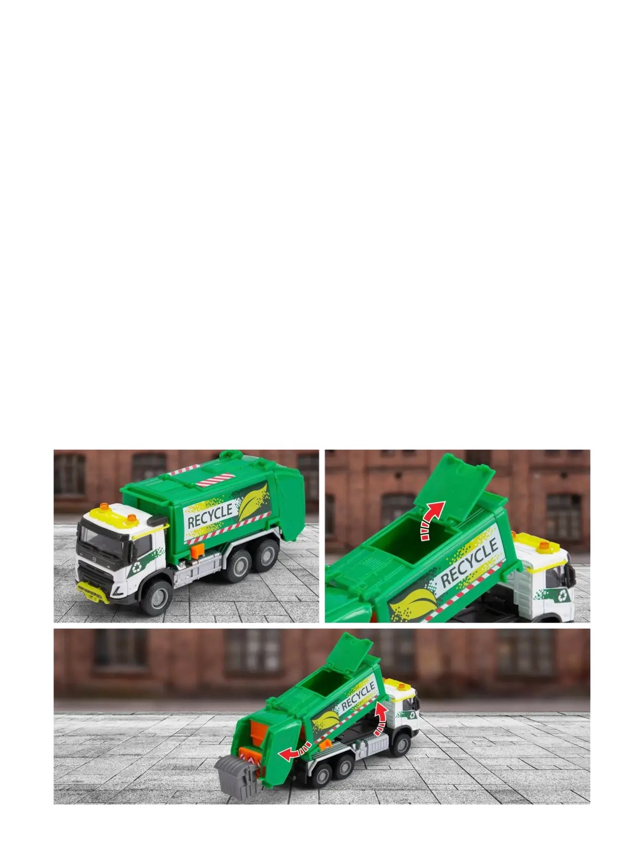 Majorette - Volvo FMX Truck Garbage Collector - legetøjsbiler - multi coloured - 5