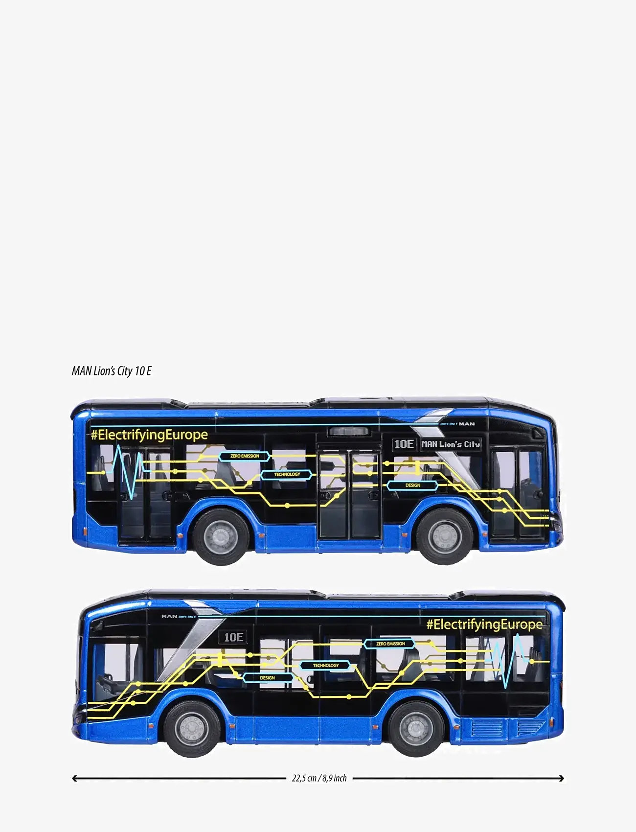 Majorette - MAN Lion's City 10 E Bus - busser - multi coloured - 3