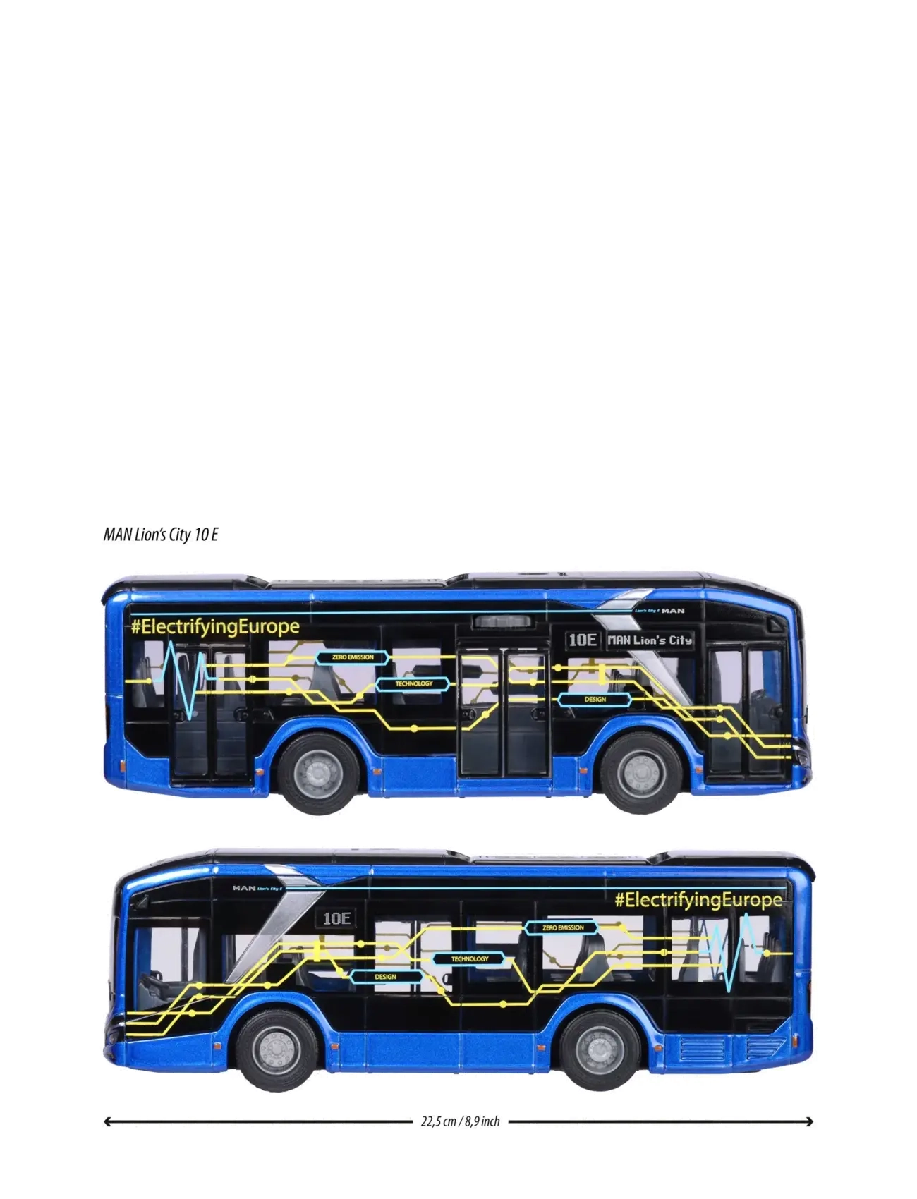 Majorette - MAN Lion's City 10 E Bus - busse - multi coloured - 3