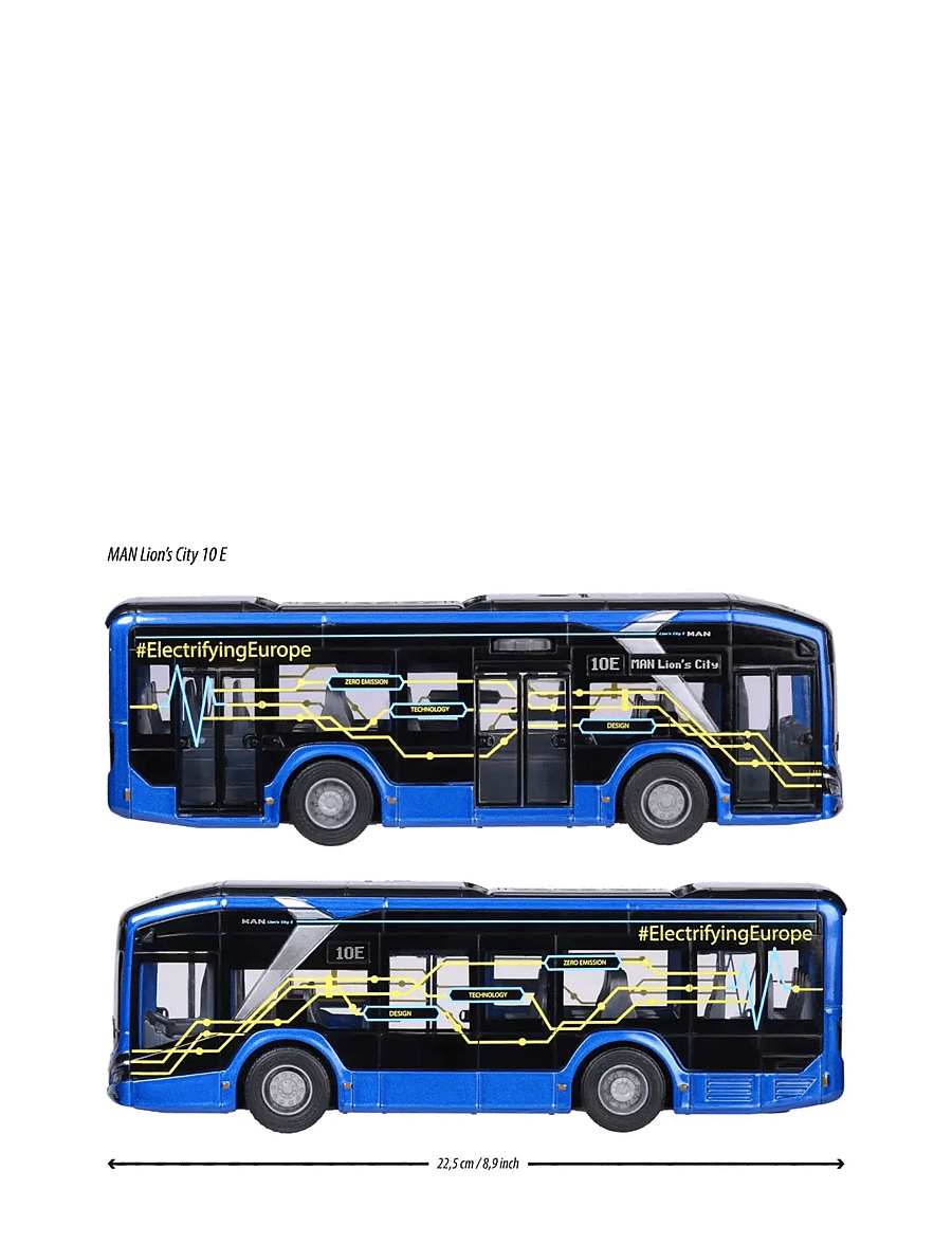Majorette - MAN Lion's City 10 E Bus - die niedrigsten preise - multi coloured - 3