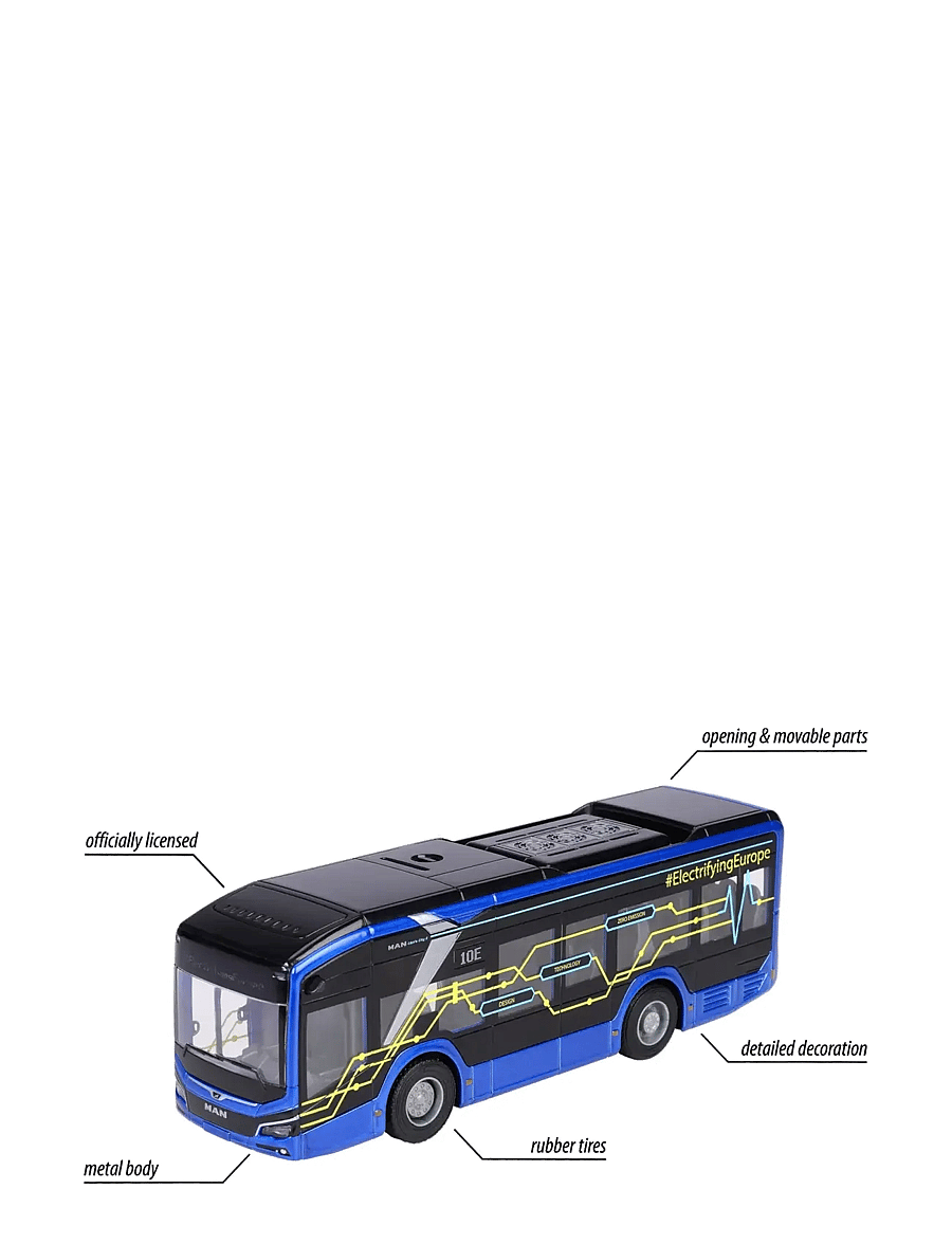 Majorette - MAN Lion's City 10 E Bus - die niedrigsten preise - multi coloured - 4