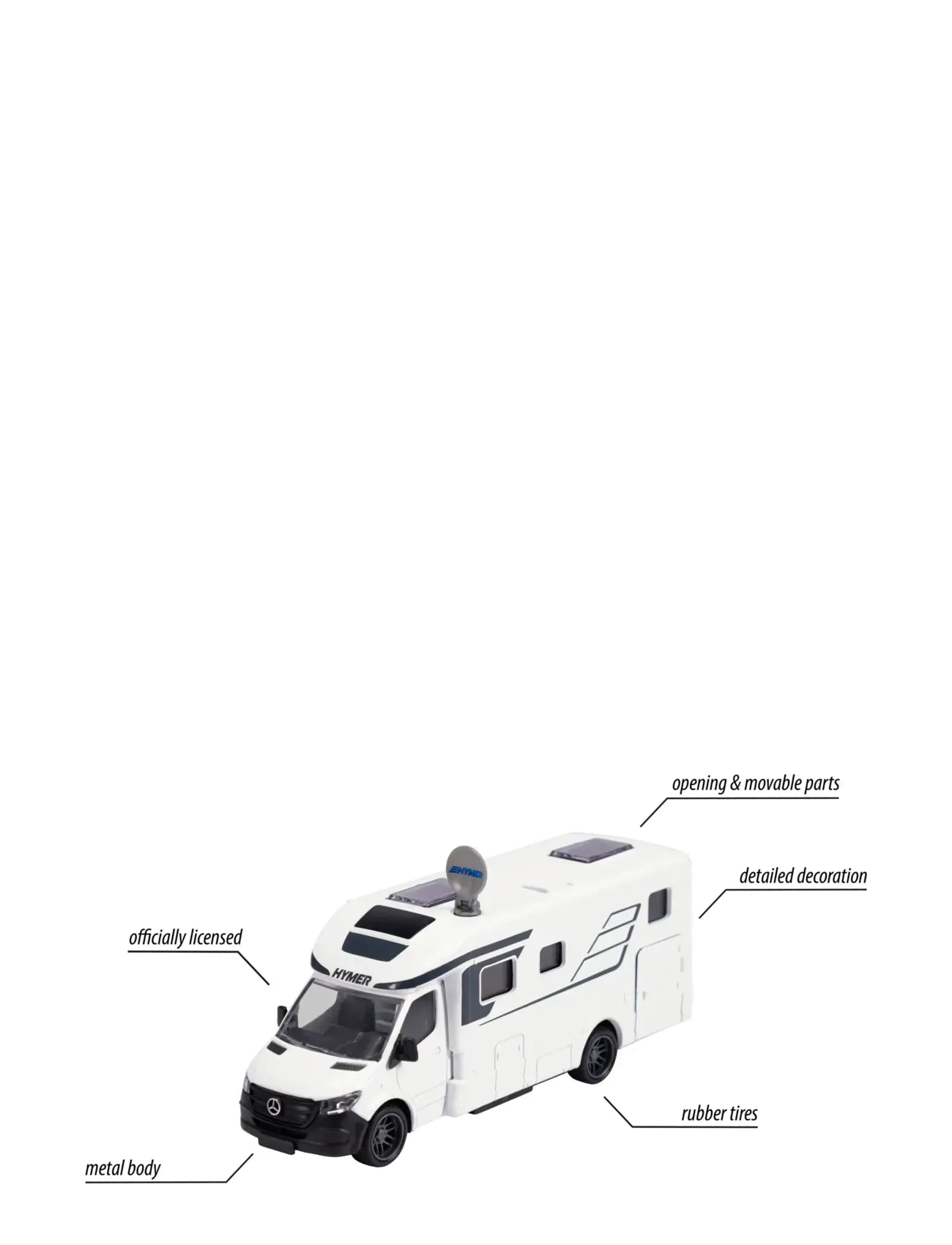 Majorette - Hymer B-Class Camper - alhaisimmat hinnat - multi coloured - 4
