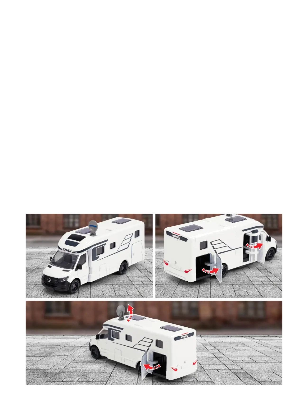 Majorette - Hymer B-Class Camper - alhaisimmat hinnat - multi coloured - 5