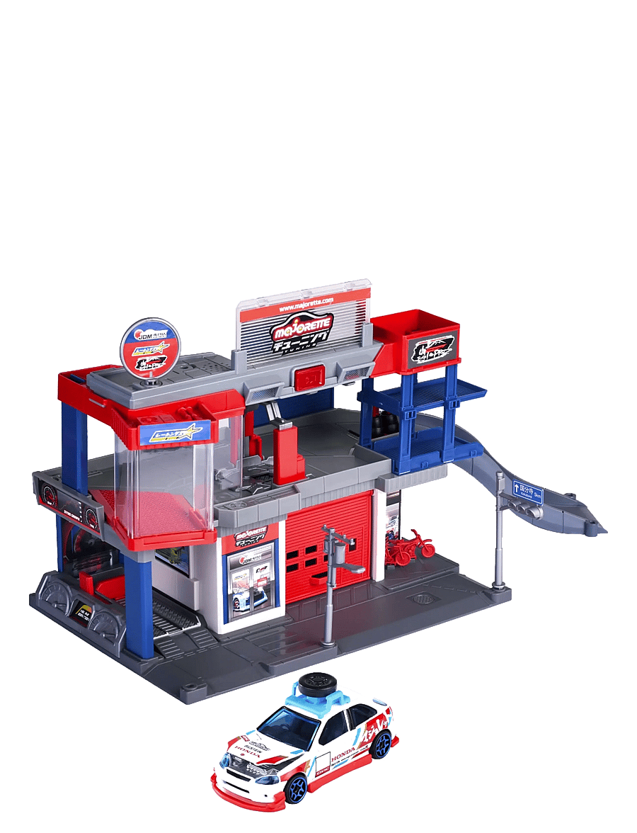 Majorette - Majorette JDM Legends Tuning Garage + 1 Car - garaże dla pojazdów - multi coloured - 1