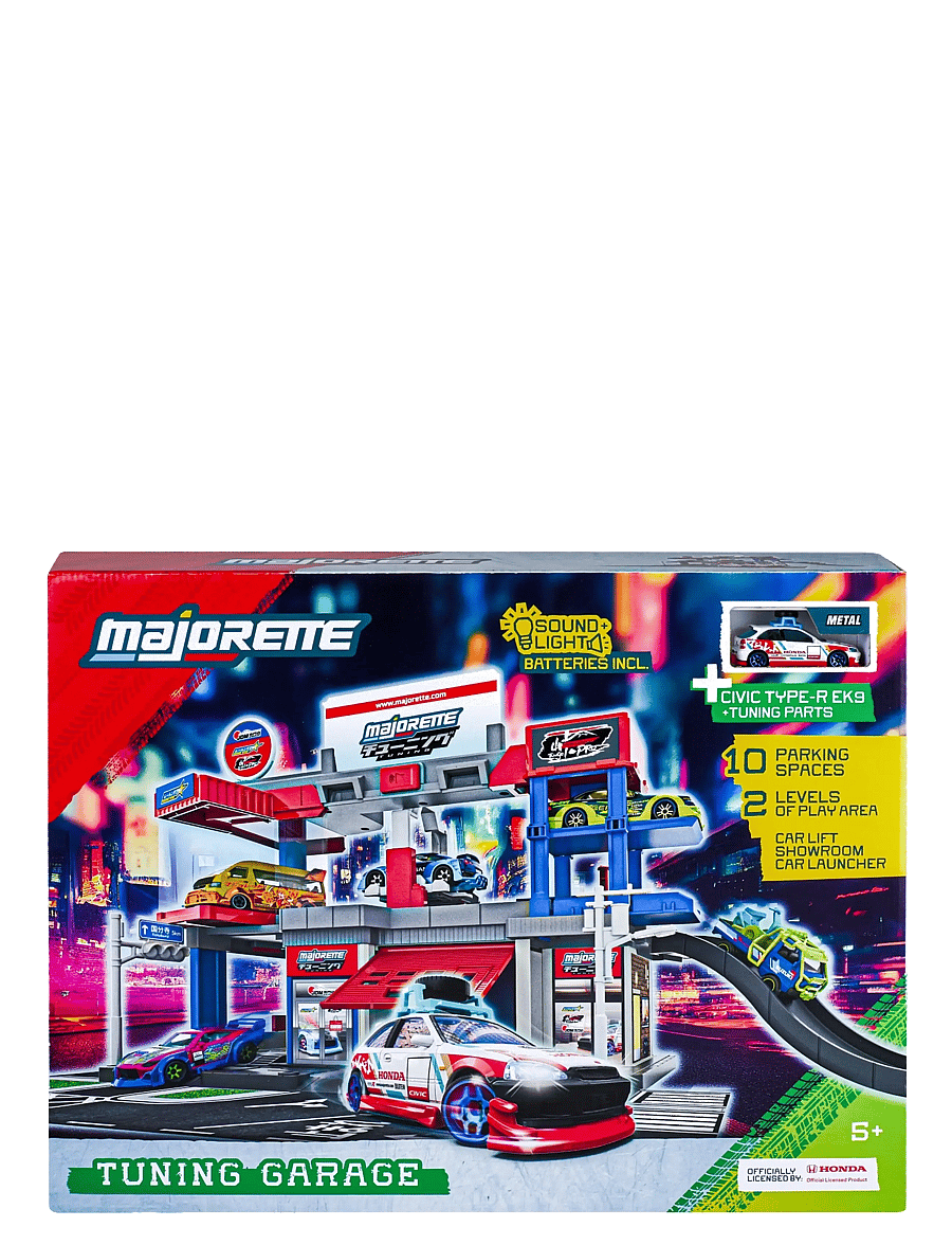 Majorette - Majorette JDM Legends Tuning Garage + 1 Car - garaże dla pojazdów - multi coloured - 3