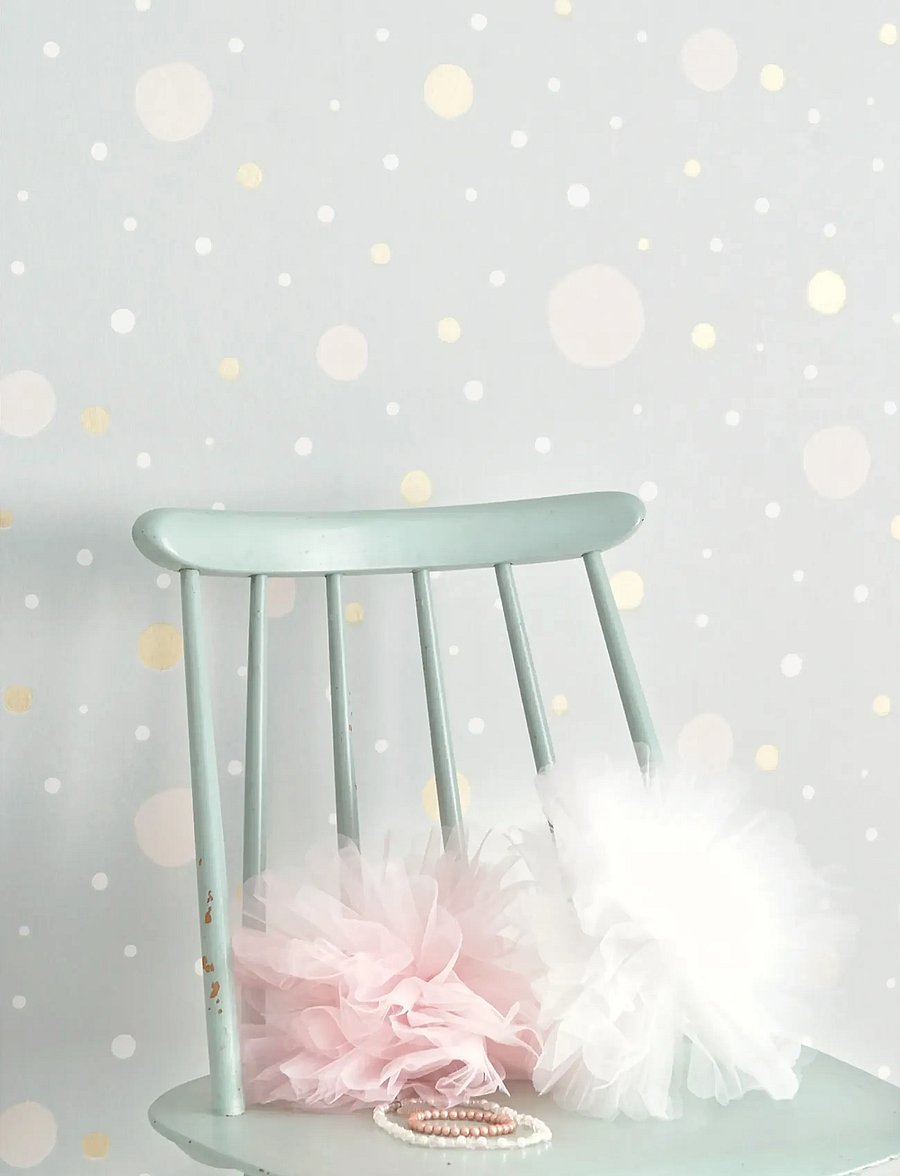 Majvillan - Wallpaper Confetti - tapeter - grey - 0