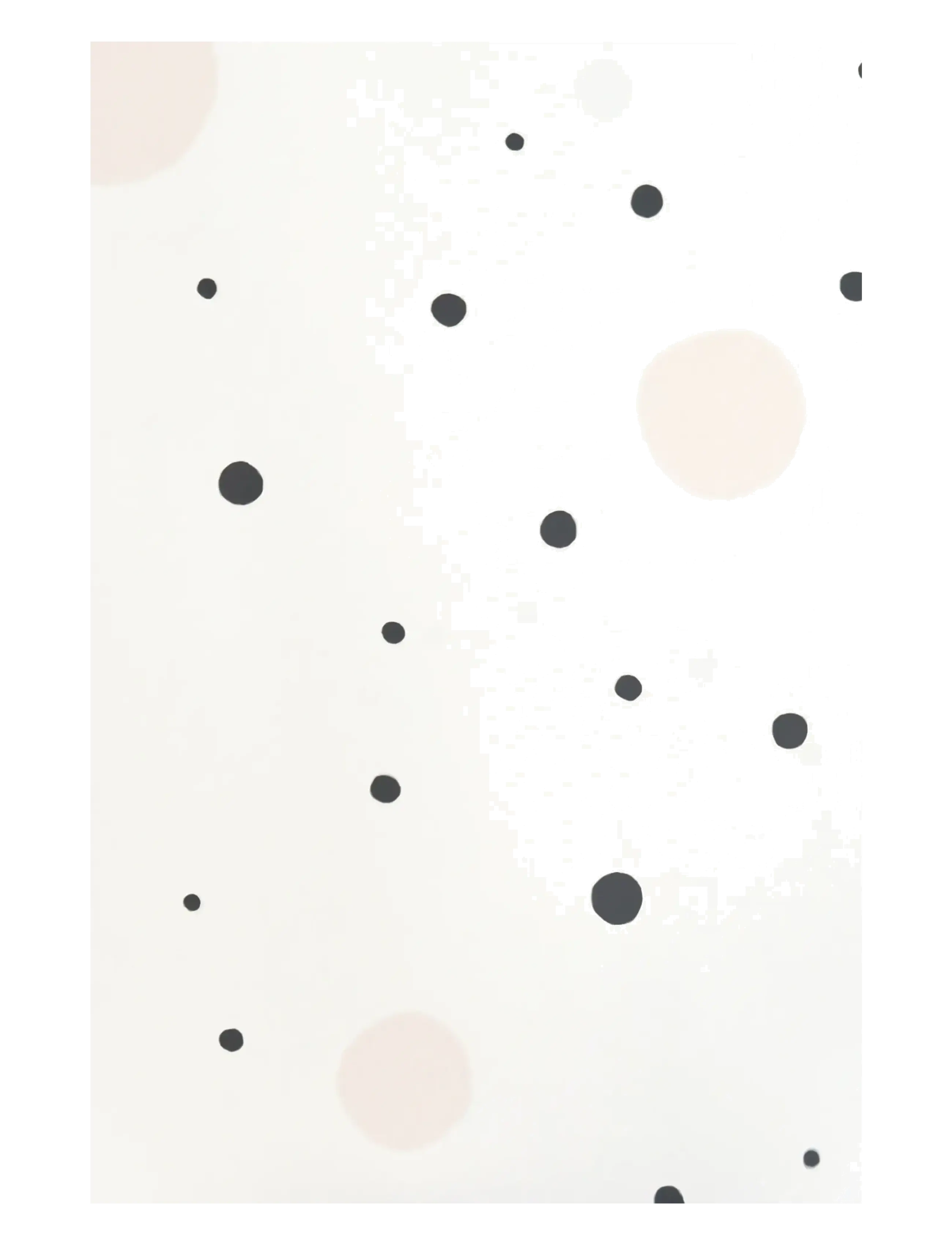 Majvillan Wallpaper Confetti - Wand Dekoration - BLACK / white