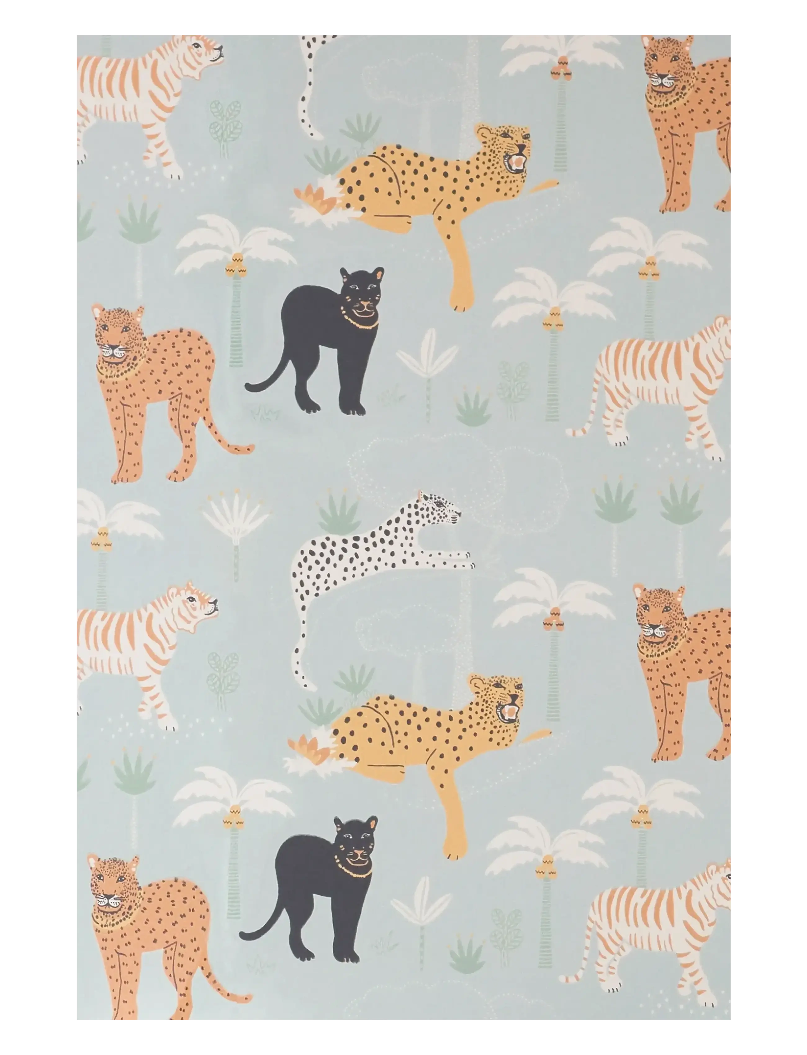 Majvillan Wallpaper Black panther - Nyheder - TWILIGHT BLUE / blue