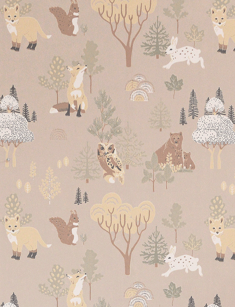 Majvillan - Wallpaper Deep forest soft beige - tapeedid - soft beige - 0